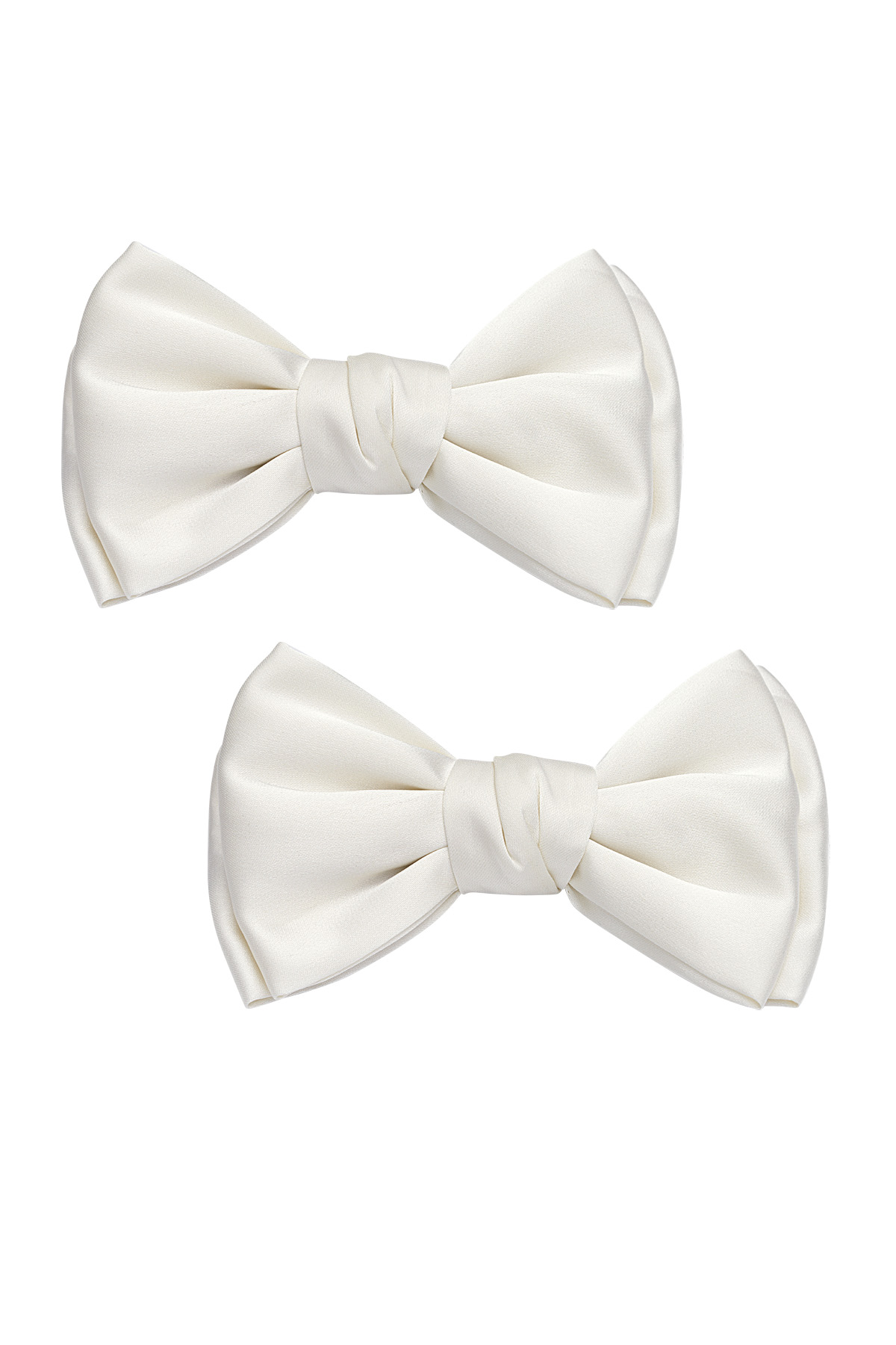 Bow shoe clip - white  h5 