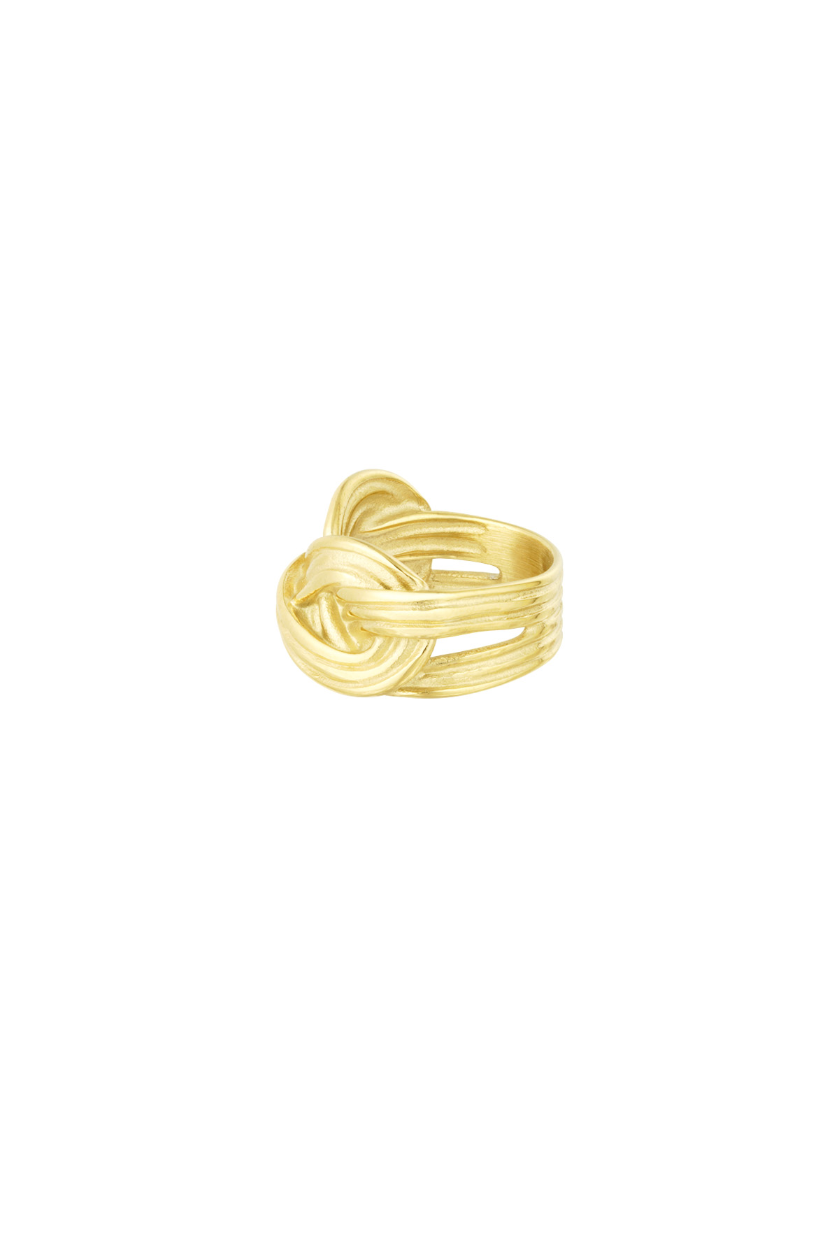 Double knot ring - gold h5 Picture3