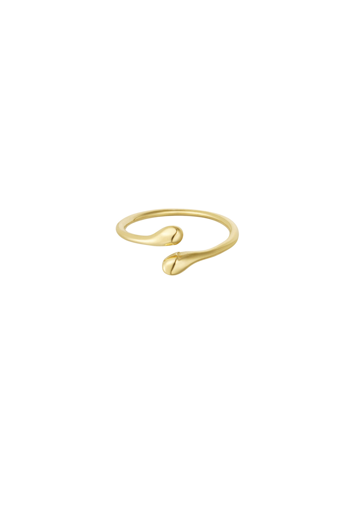 Basic open ring - goud