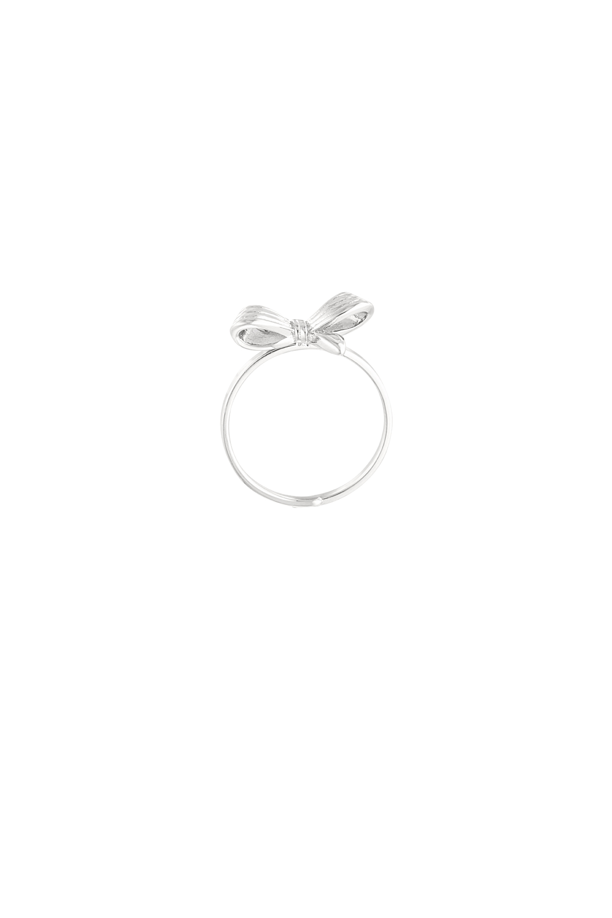 Reverse bow ring - silver  Picture3