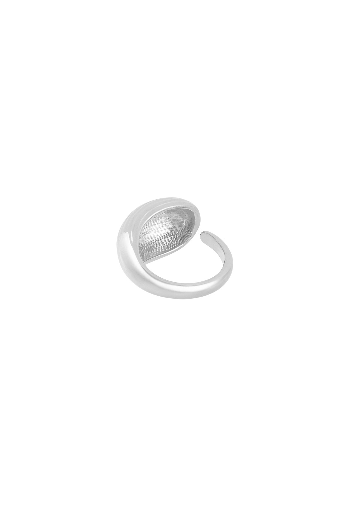 Dynamic texture ring - zilver h5 Afbeelding2