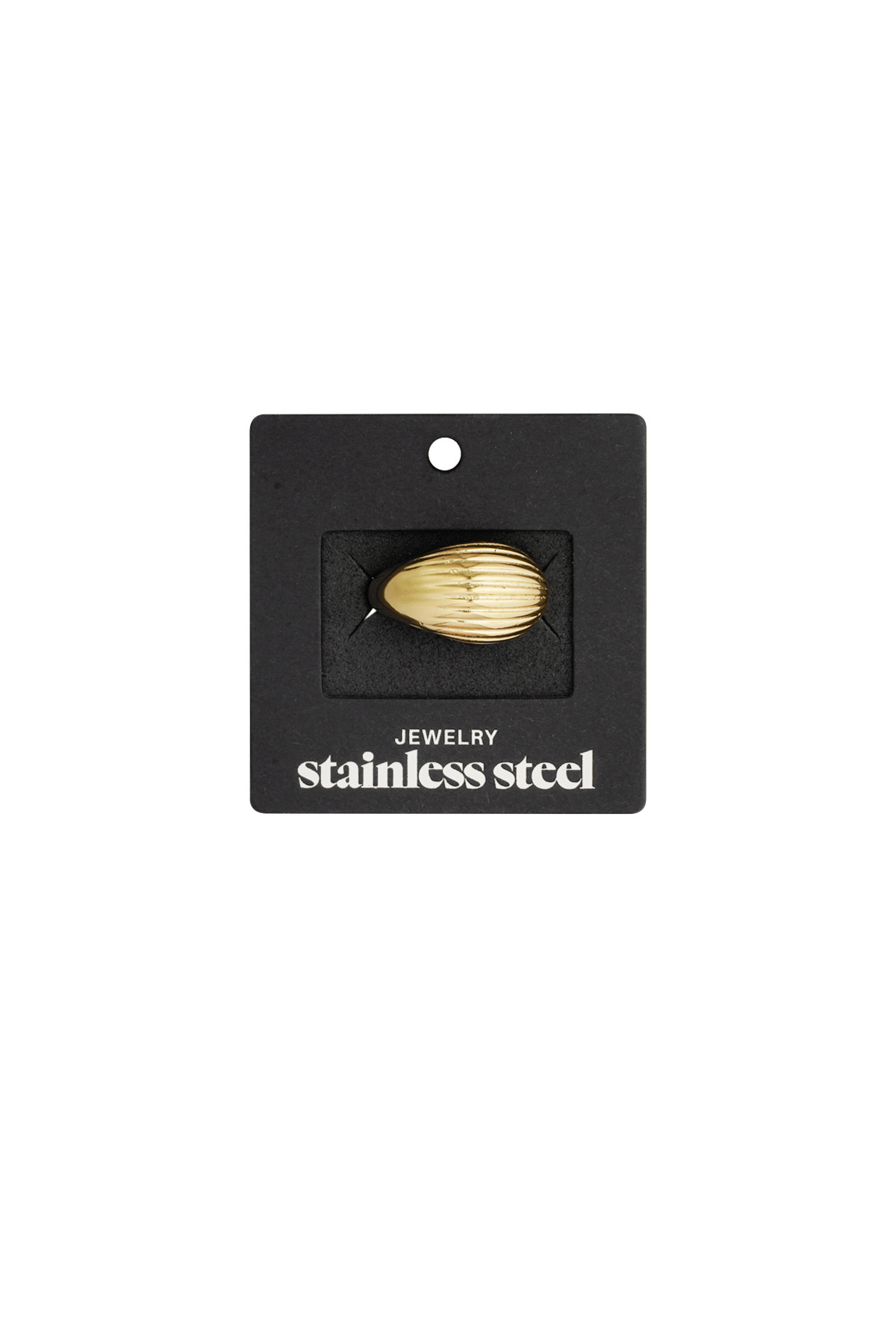 Anello texture dinamica - oro h5 Immagine3