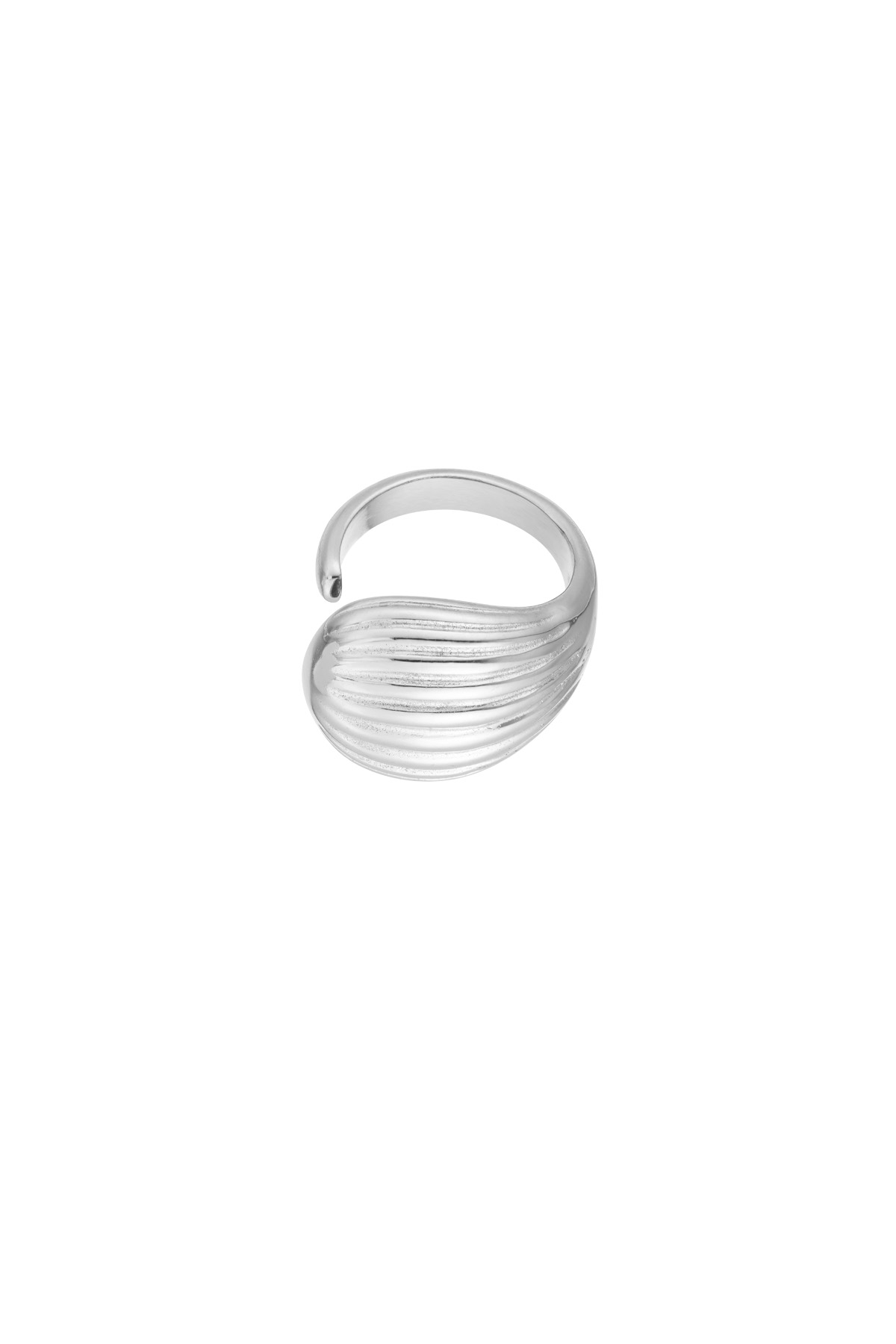 Textured Wave ring - silver h5 Picture3