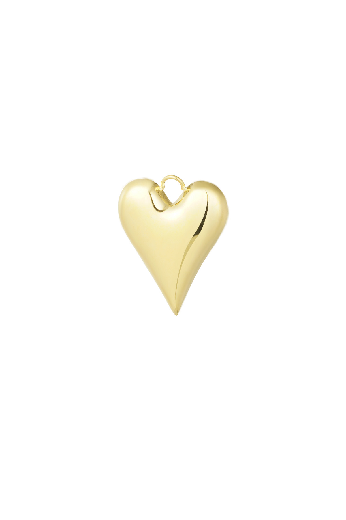 Charm Herz Tag - gold h5 