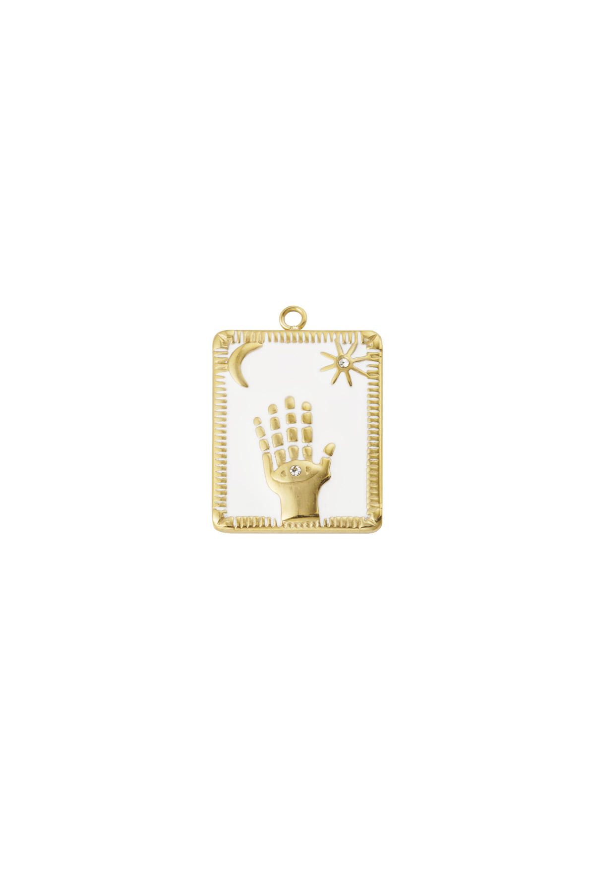 Charm vintage - oro blanco h5 