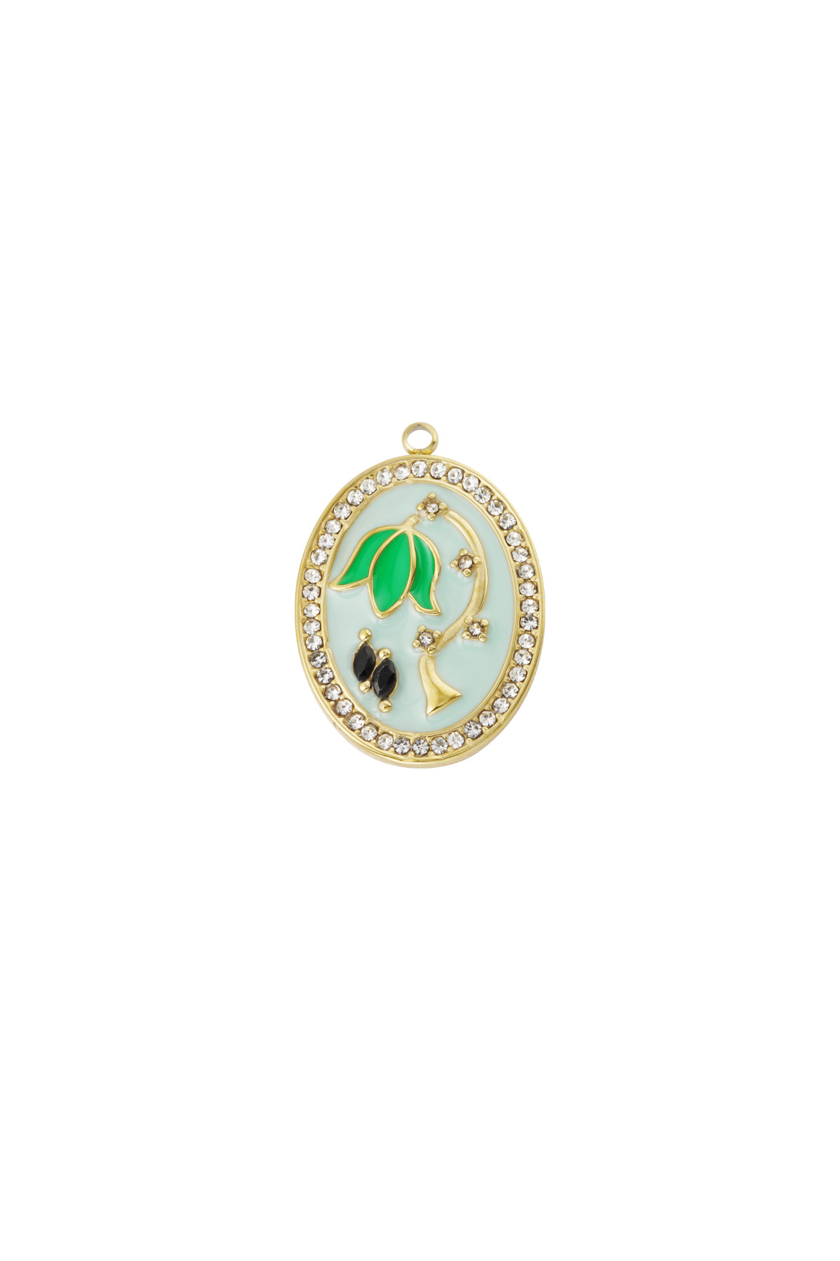 Colorful charm - green gold 