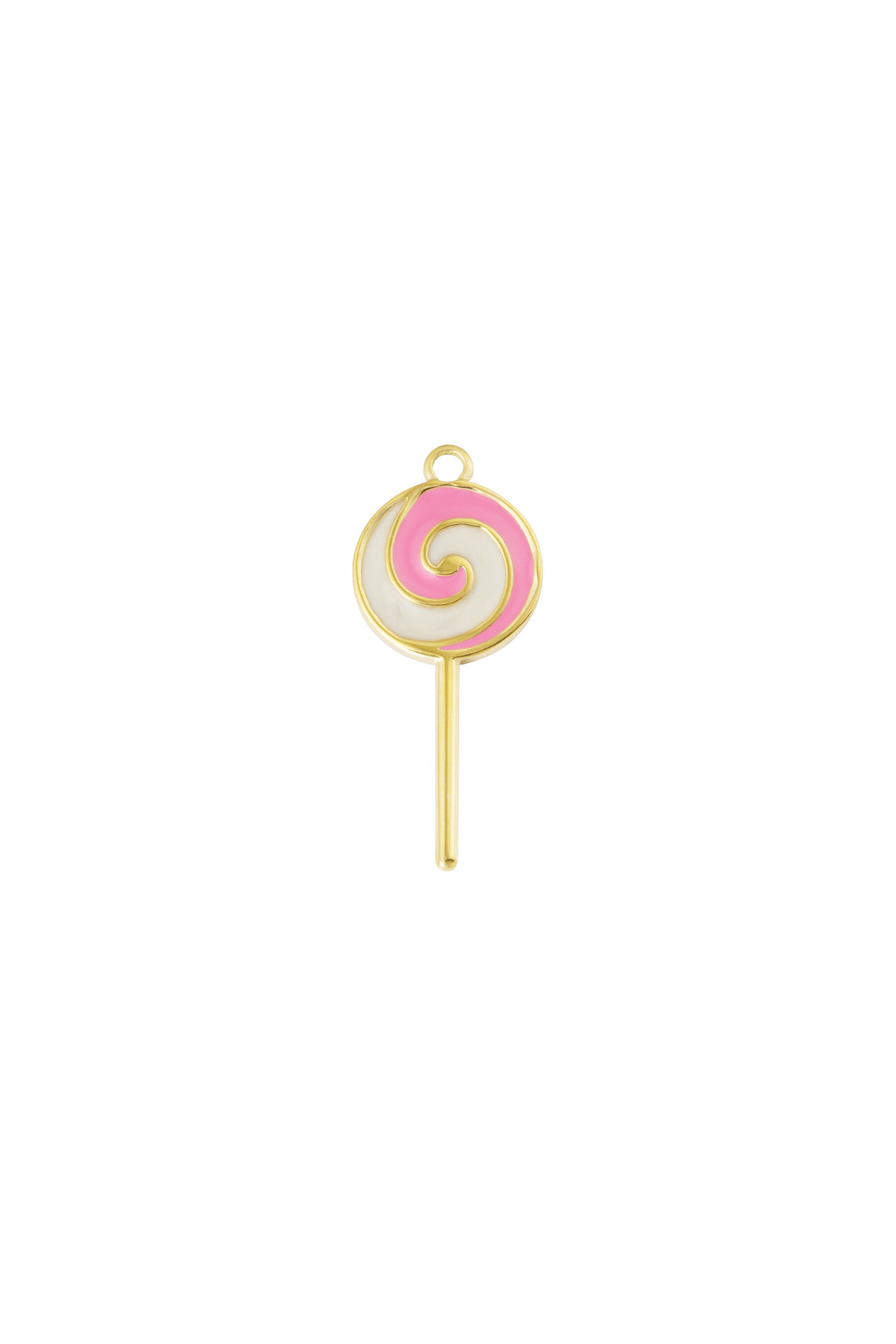 Charm piruleta - oro rosa h5 