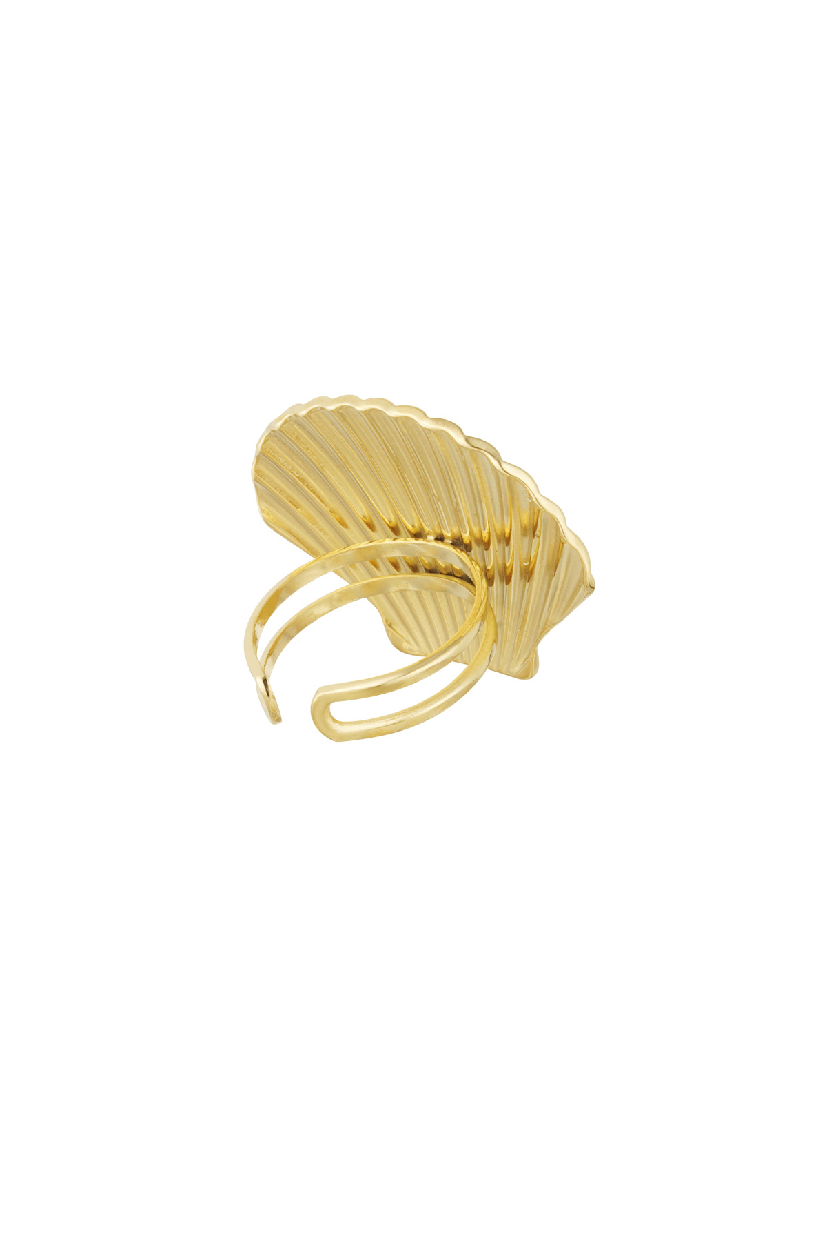 Shell statement ring - gold h5 Picture3
