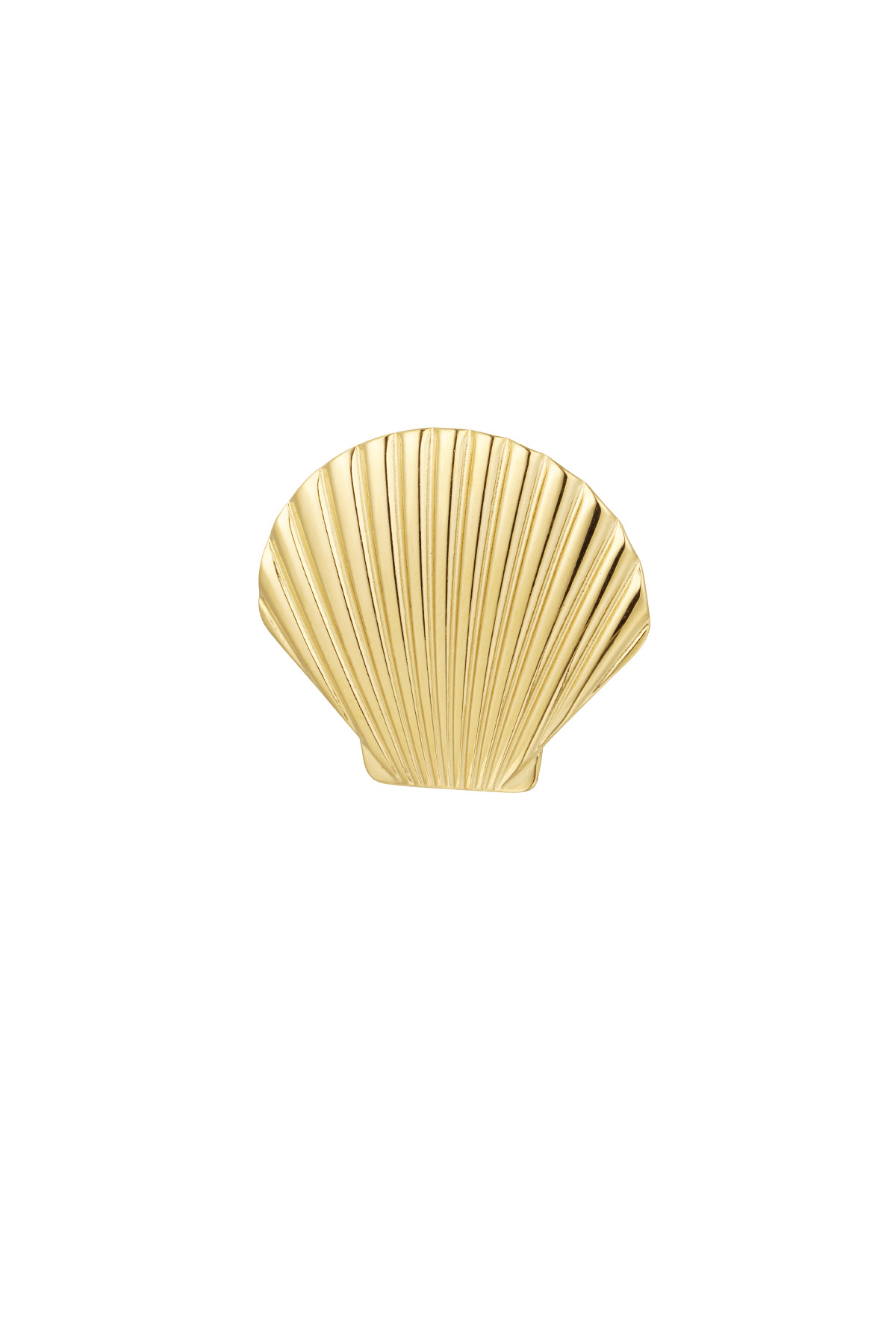 Shell statement ring - Gold color 2