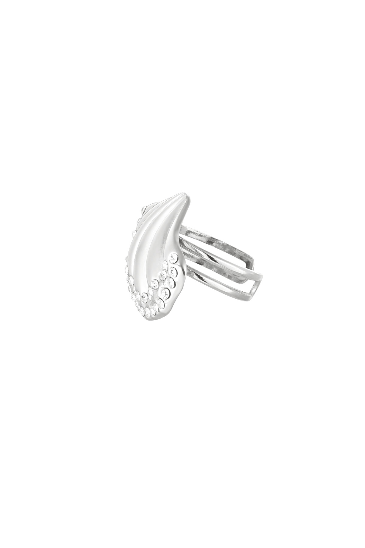 Bague coquille chatoyante - argent h5 Image3