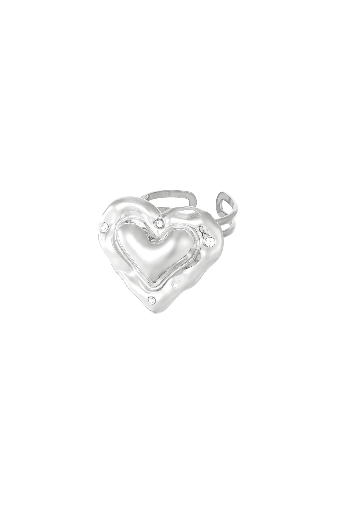 Ring Wo ist die Liebe - Silber h5 