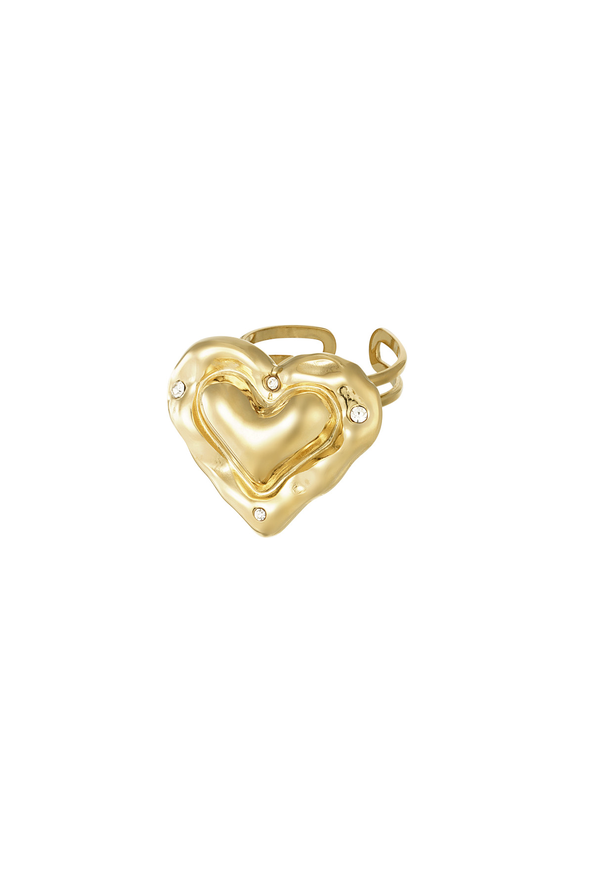 Ring where is the love - Gold color 2