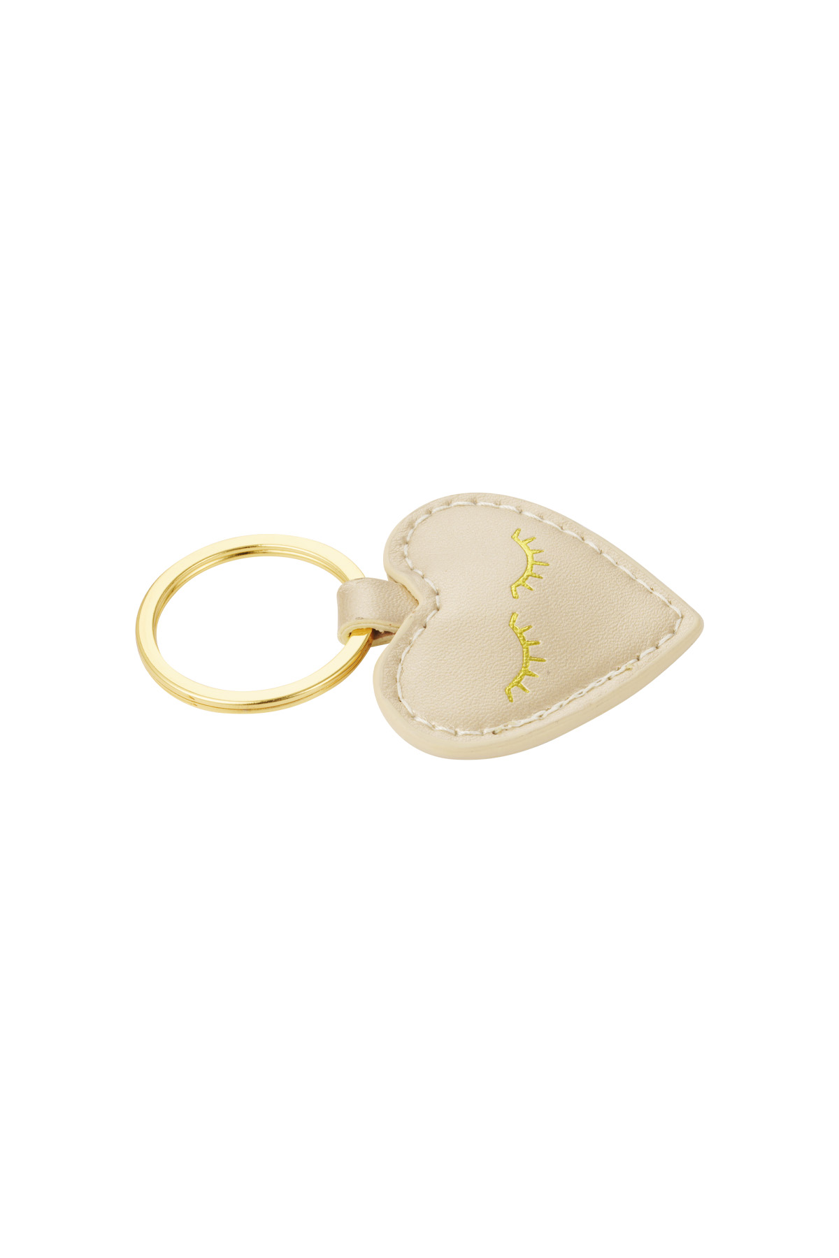 Keyring heartful smile - beige h5 Picture3