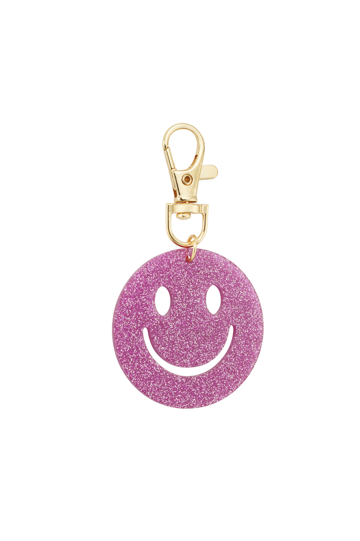 Porte-clés Keep Smiling - violet h5 