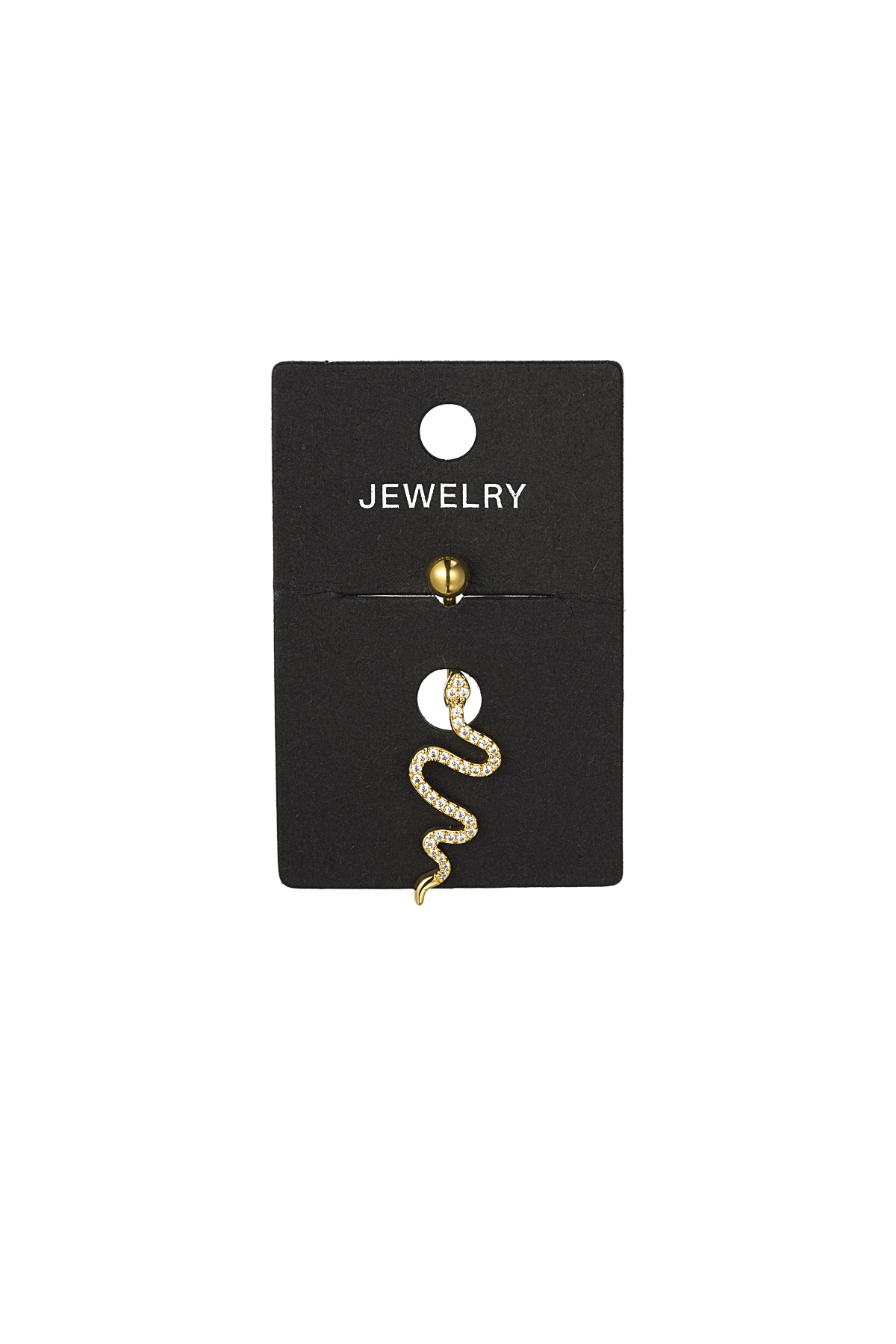 Piercing all'ombelico spirito serpente - oro Immagine3