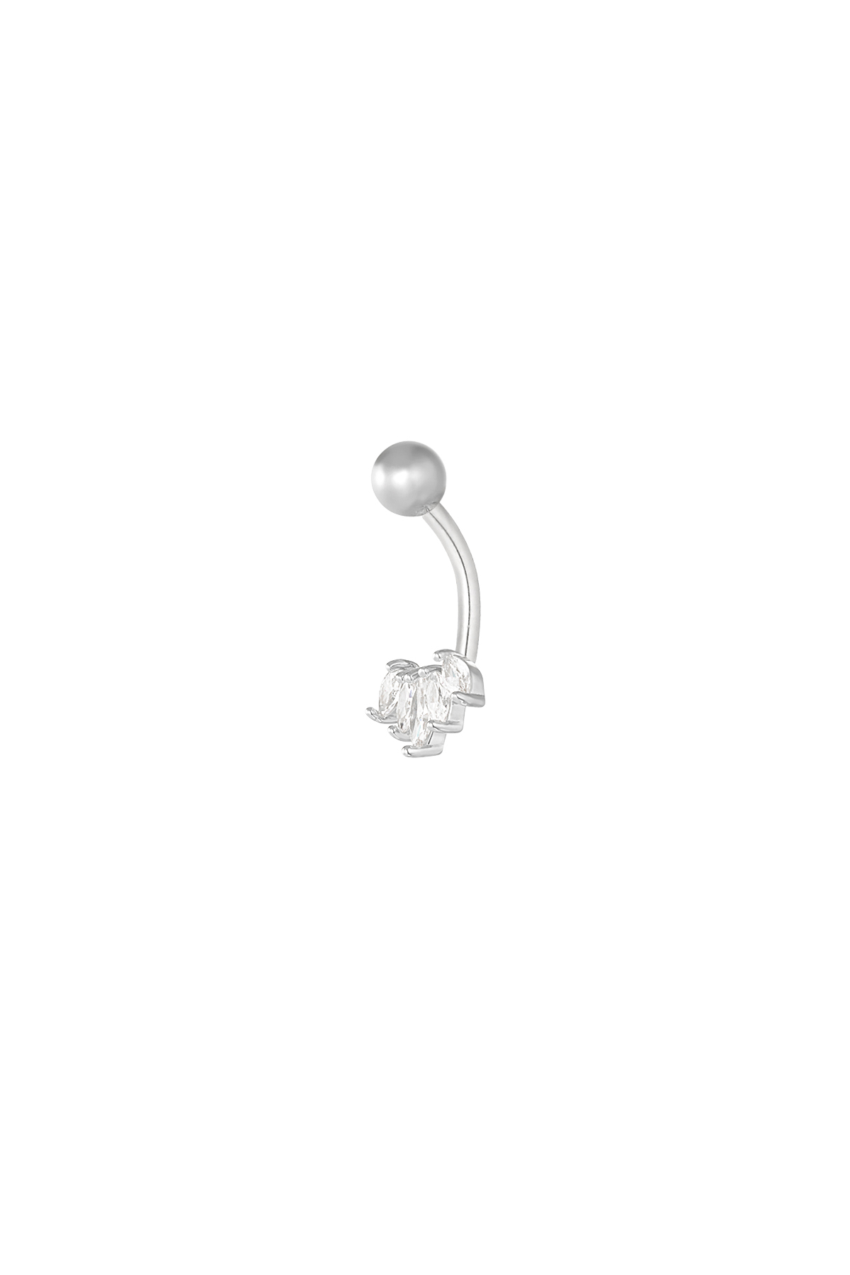 Navel piercing twinkle belly - silver h5 Picture3