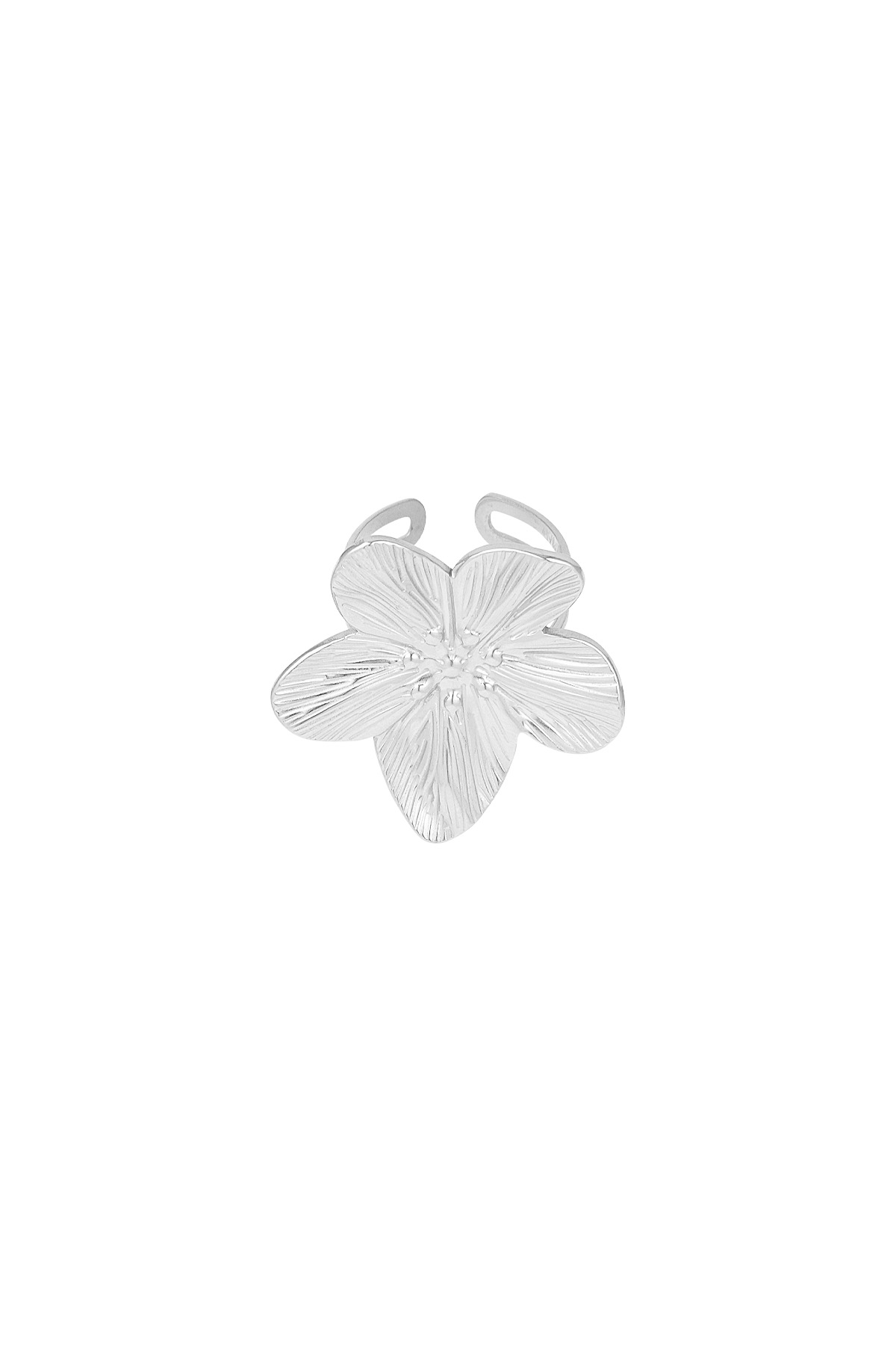 Ring petal pop - silver 