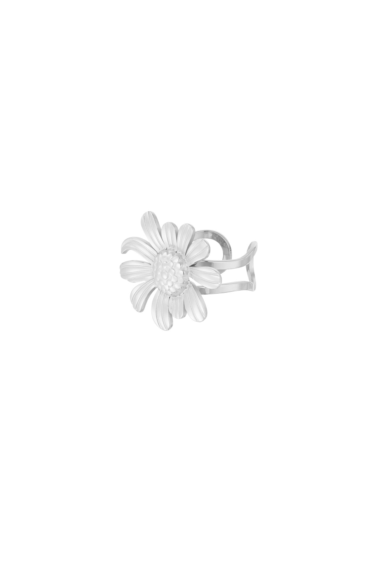 Bague marguerite heureuse - argent h5 Image3