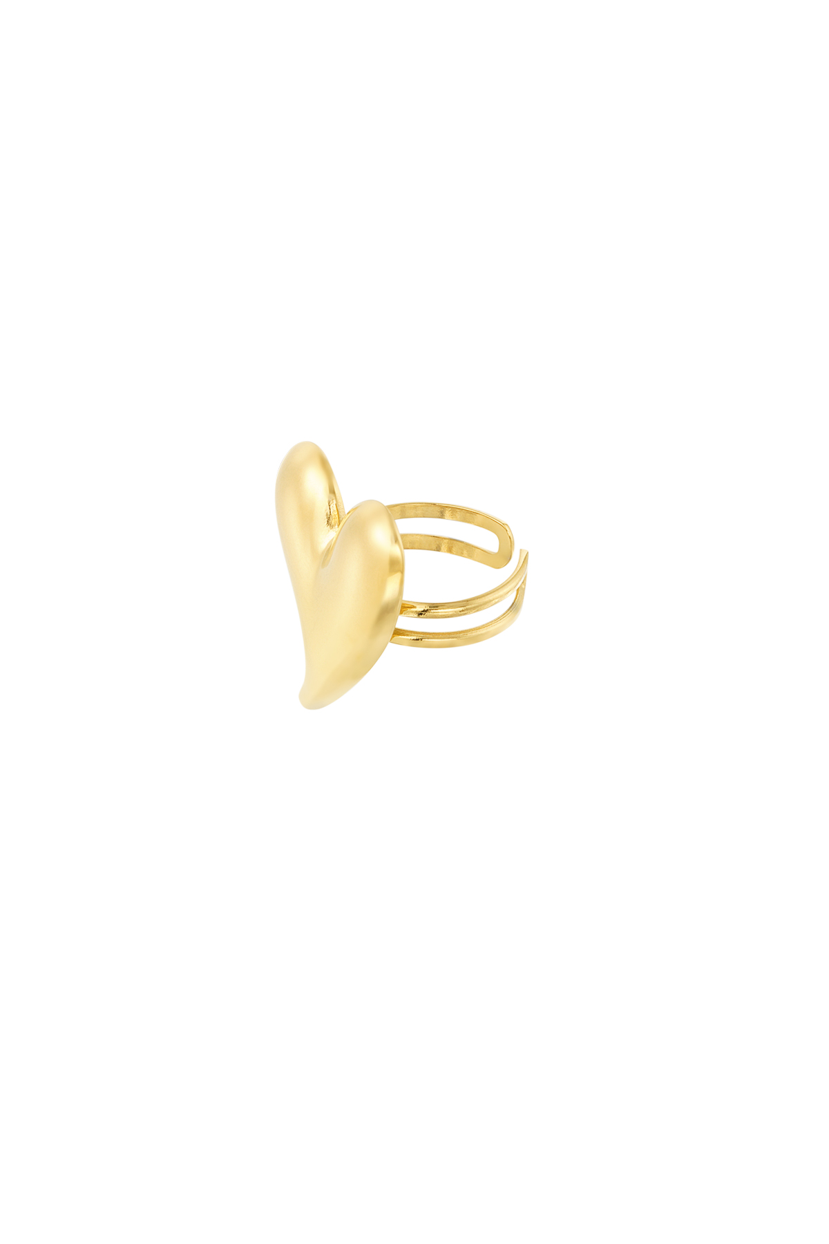 Curvy Love ring - goud h5 Afbeelding2