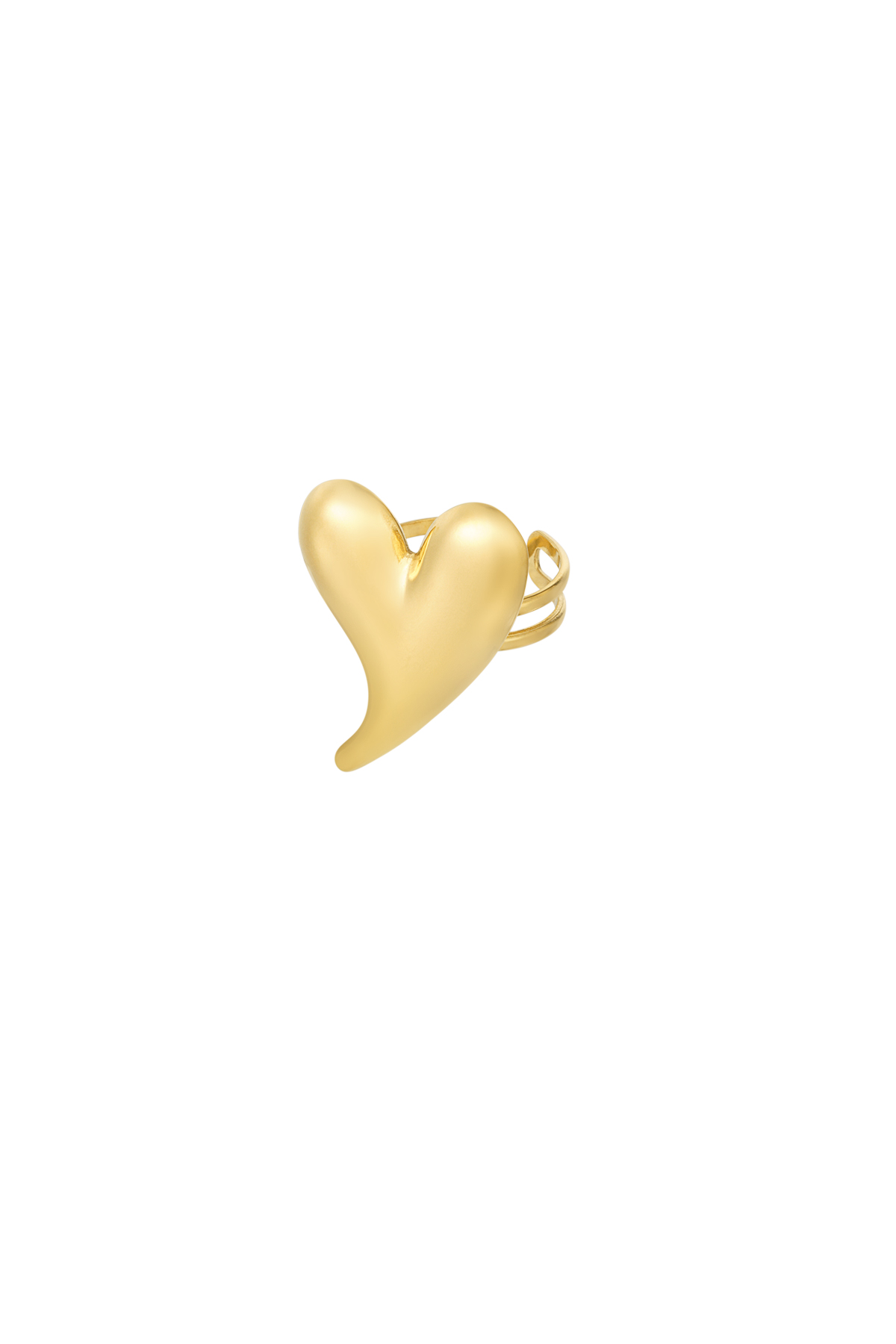 Curvy Love ring - goud h5 