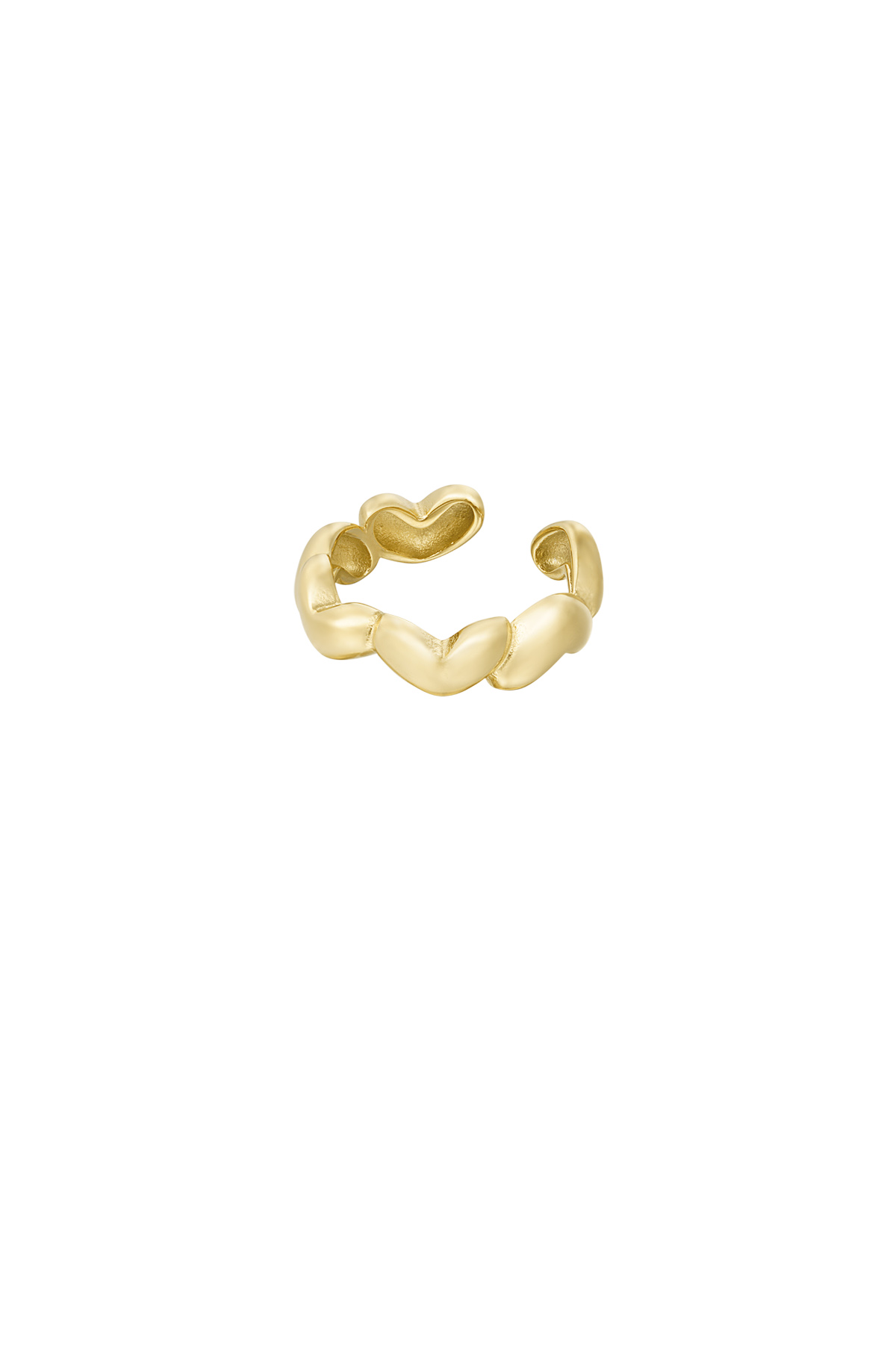 Anello Hearts Around - oro h5 