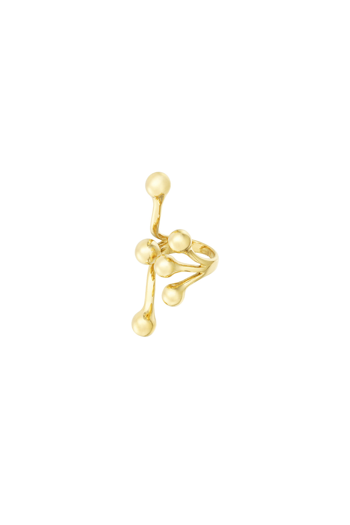 Dotty glam earcuff - goud h5 Afbeelding3