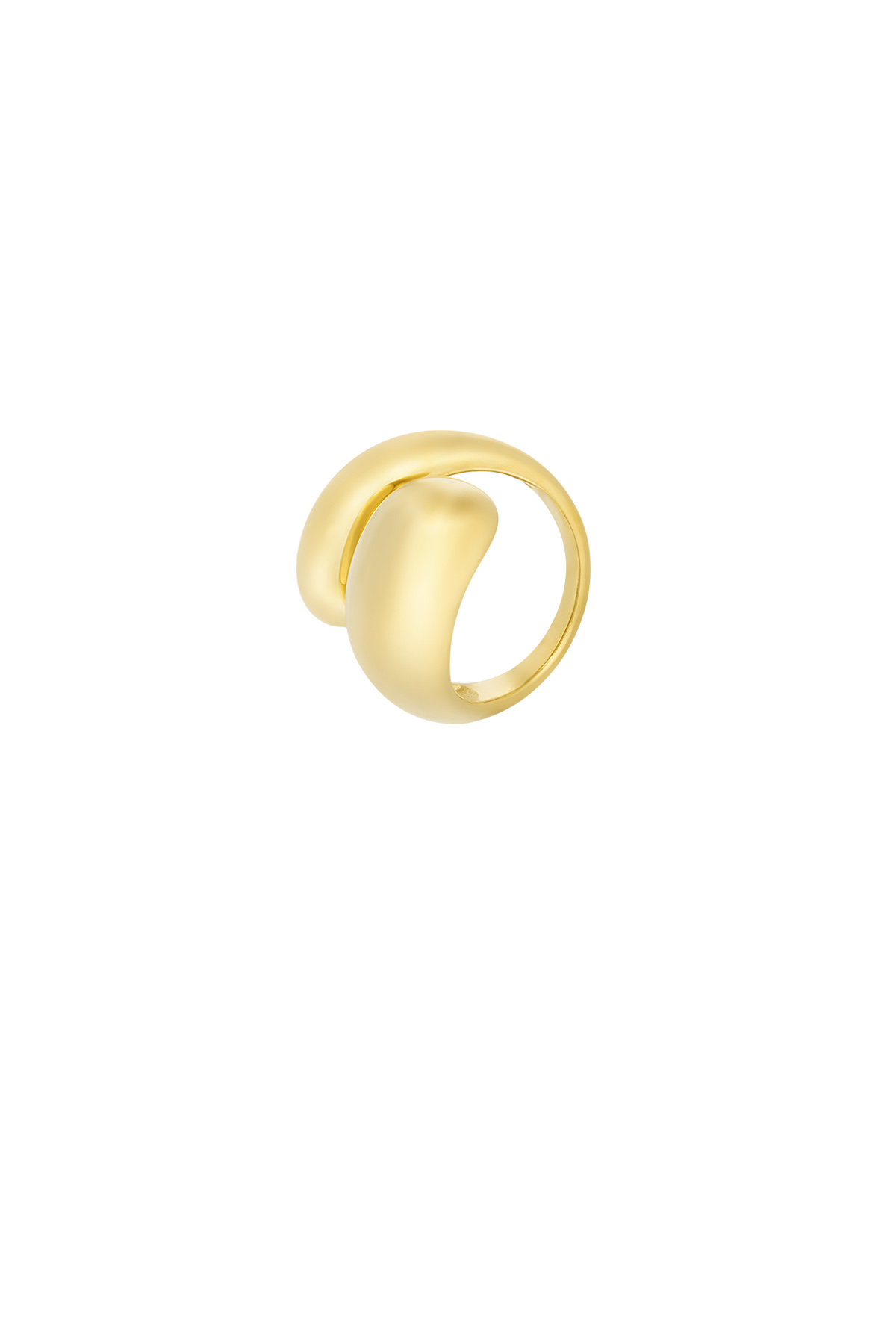 Connected soul ring - goud h5 