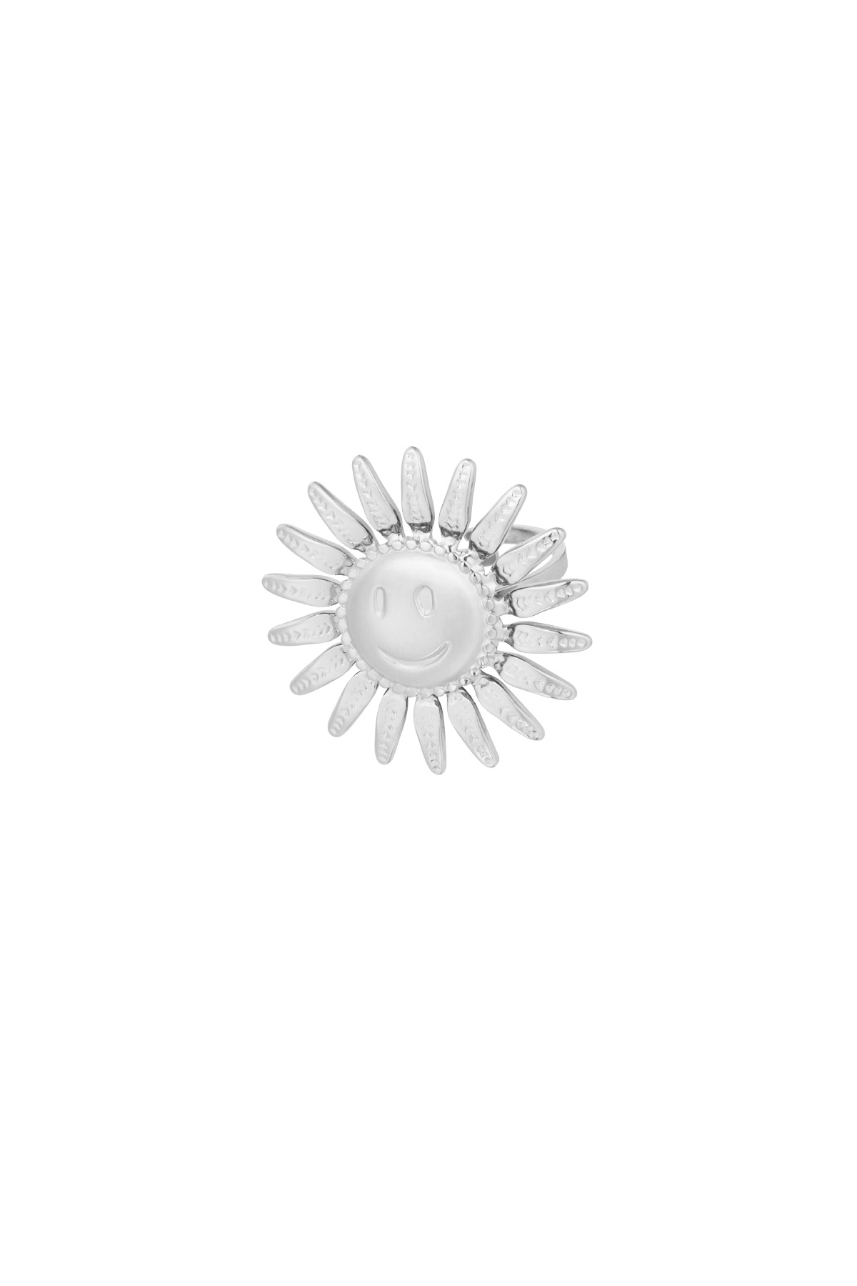 Shining Smile ring - zilver 