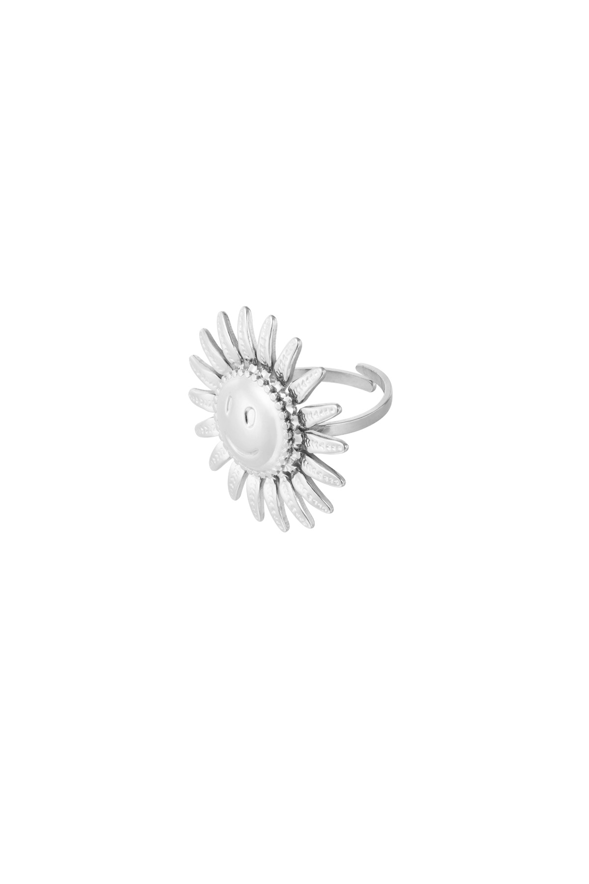 Shining Smile ring - zilver h5 Afbeelding3