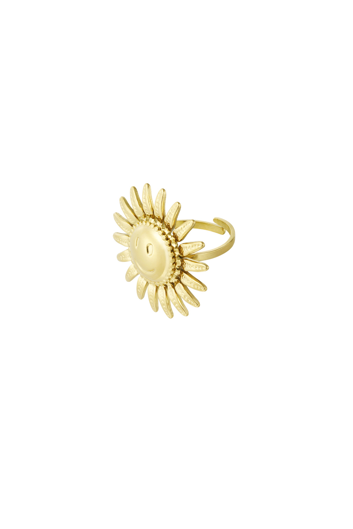 Shining Smile ring - gold h5 Picture3