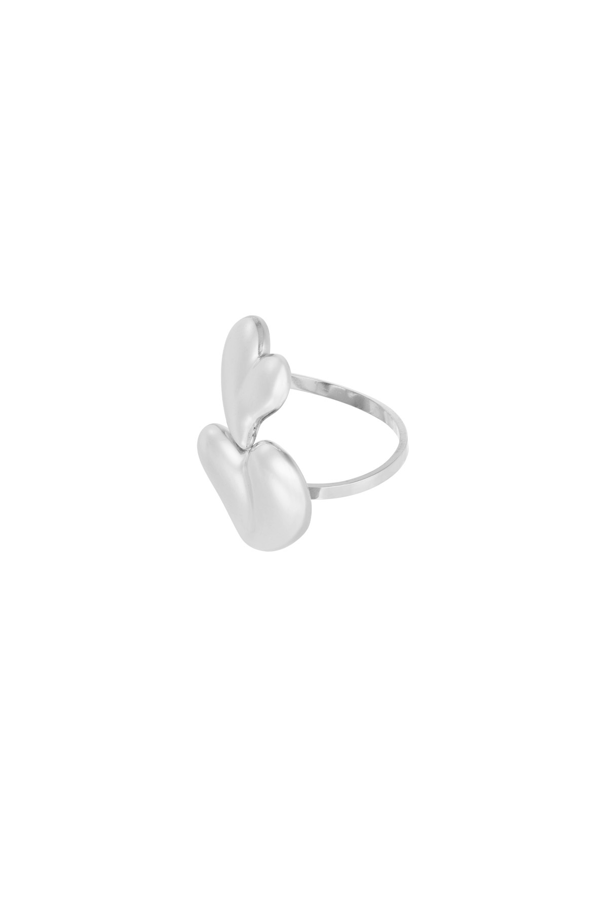 Anillo Doble Amor - plata h5 Imagen3