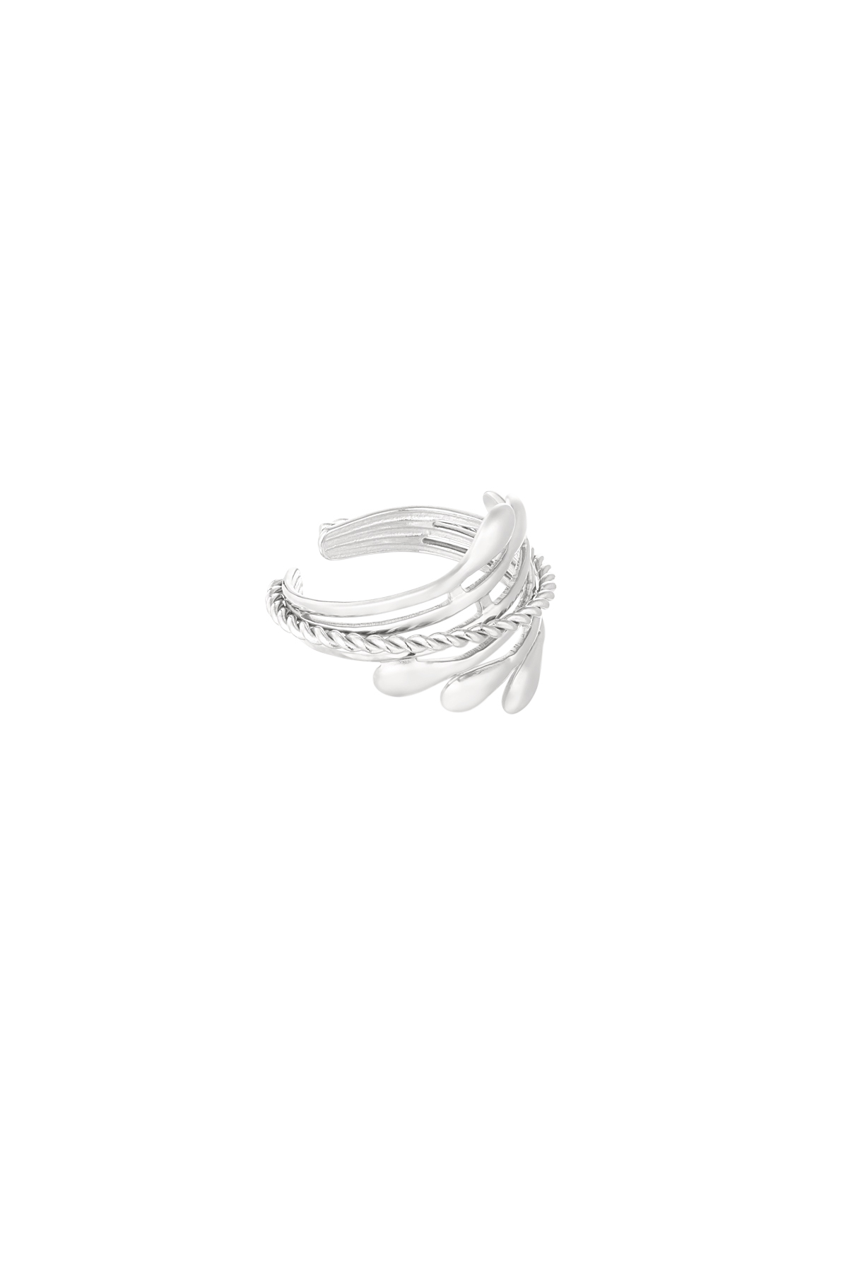 Aurora rings ring - zilver h5 Afbeelding3