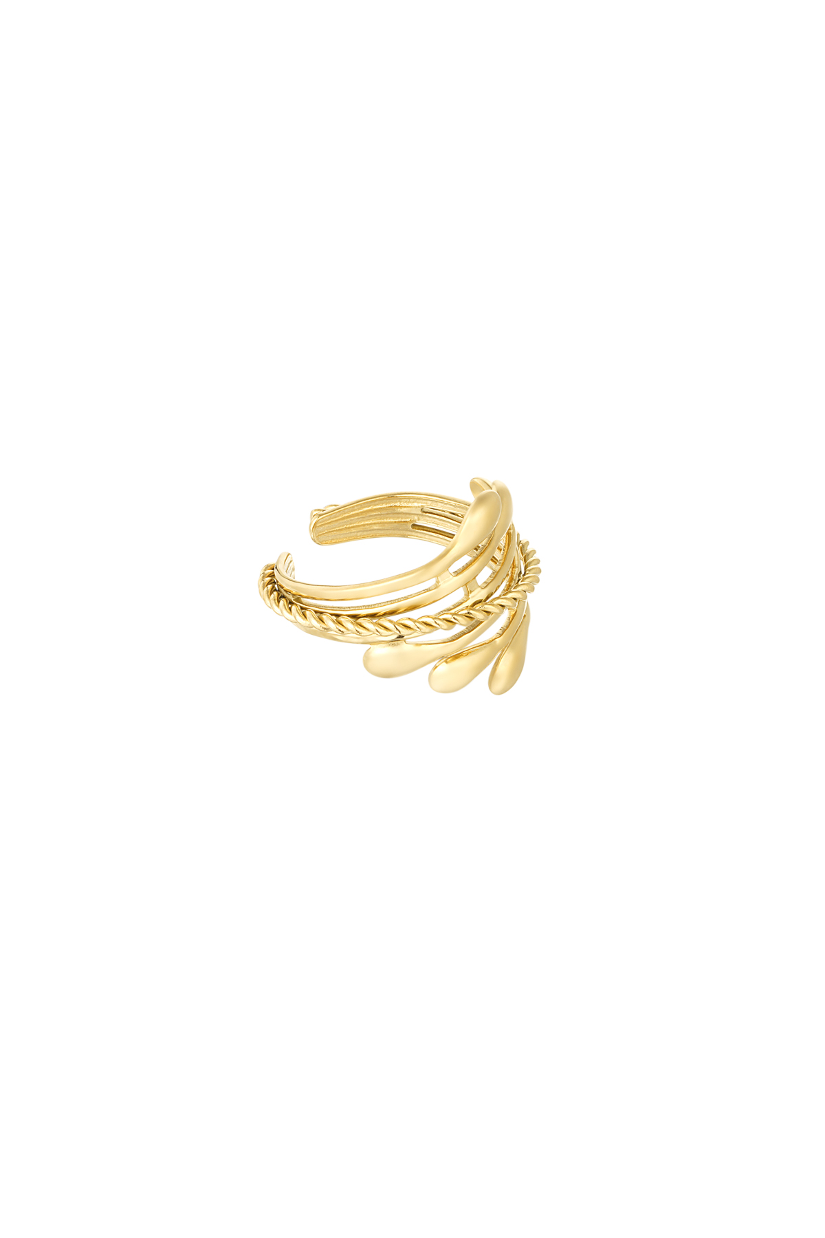 Aurora rings ring - goud h5 Afbeelding3