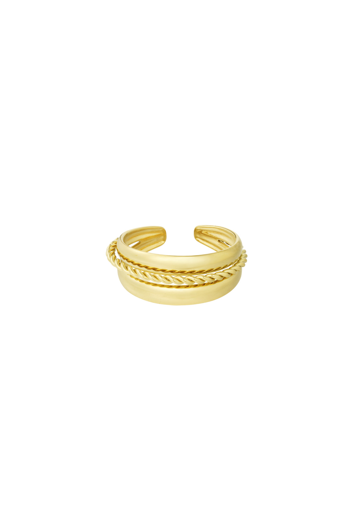 Ring mit drei Ringen - Gold h5 