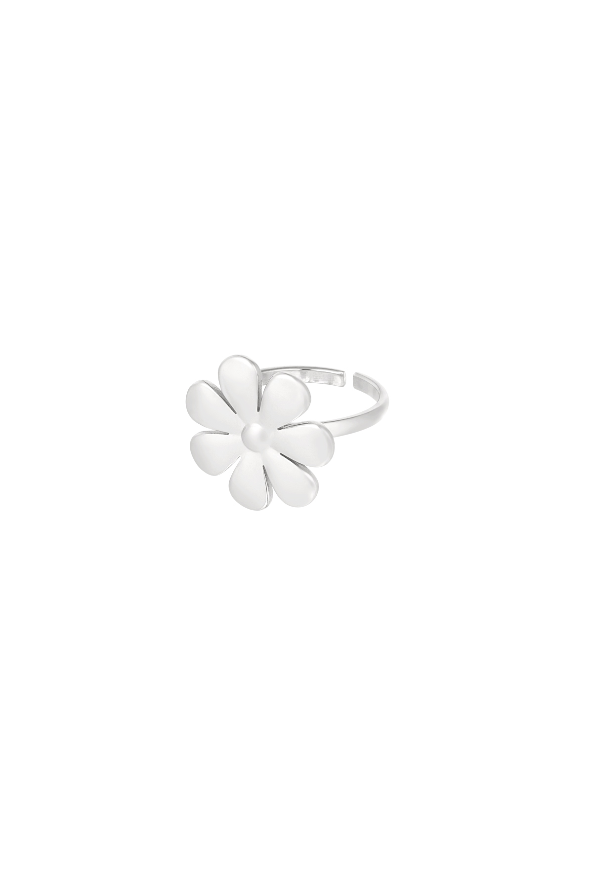 Ring sweet flower - silver h5 