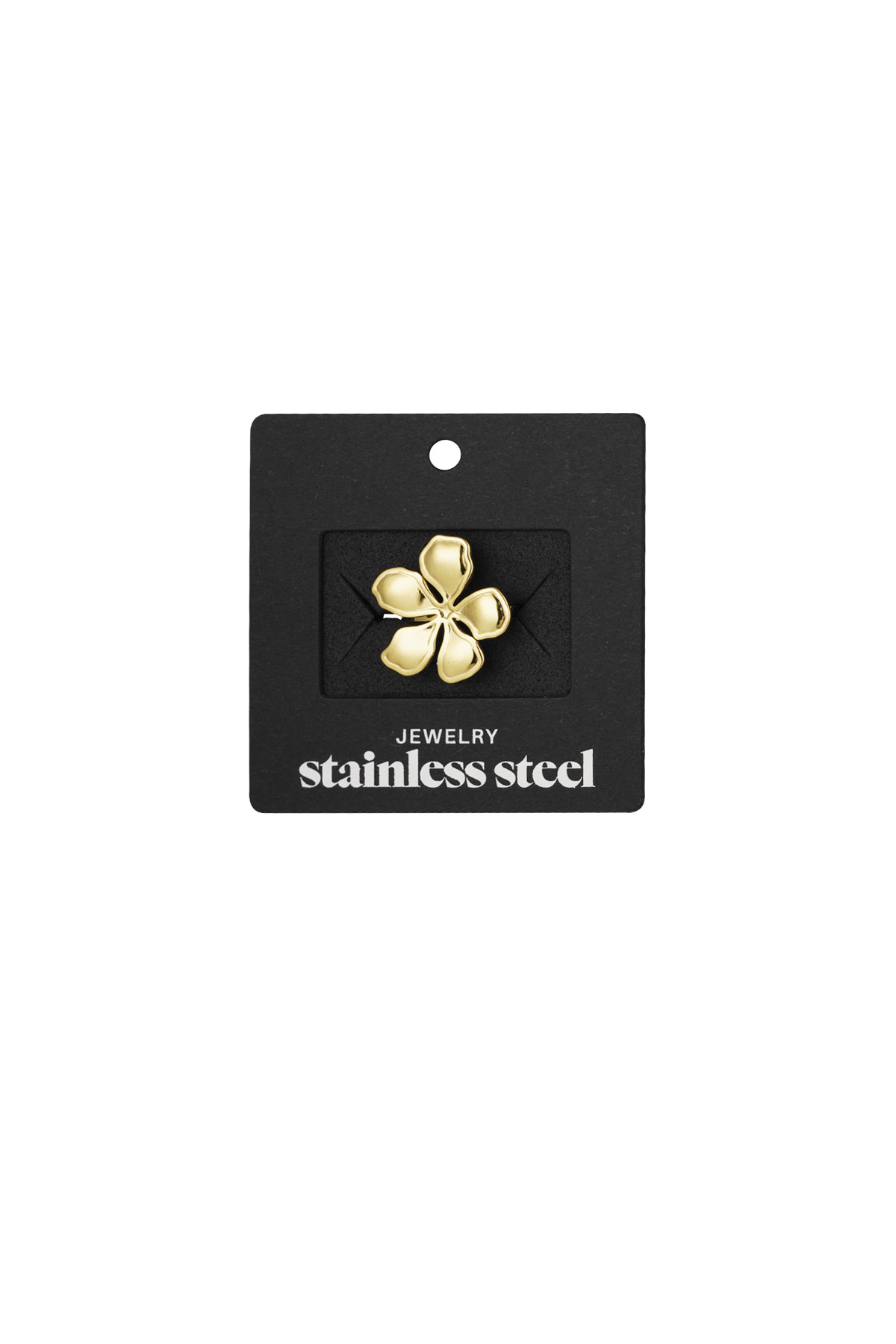 Anello glitz flower - oro h5 Immagine4