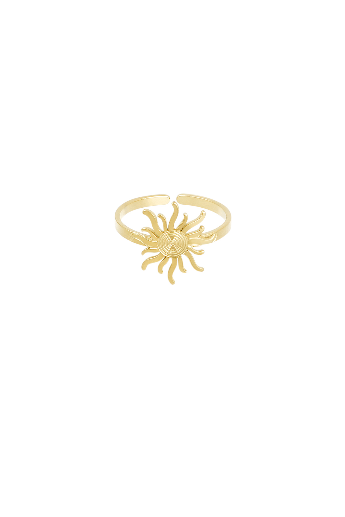 Sunny Swirl Ring - Gold h5 