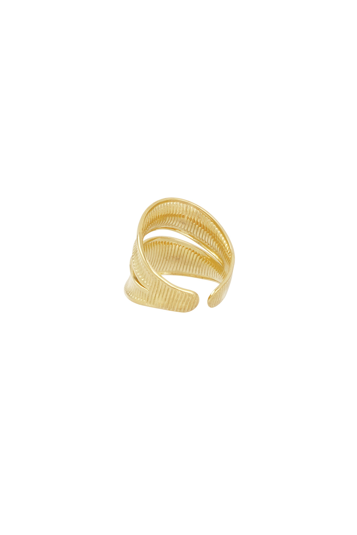 Ring twist of sparkle - gold h5 Picture4