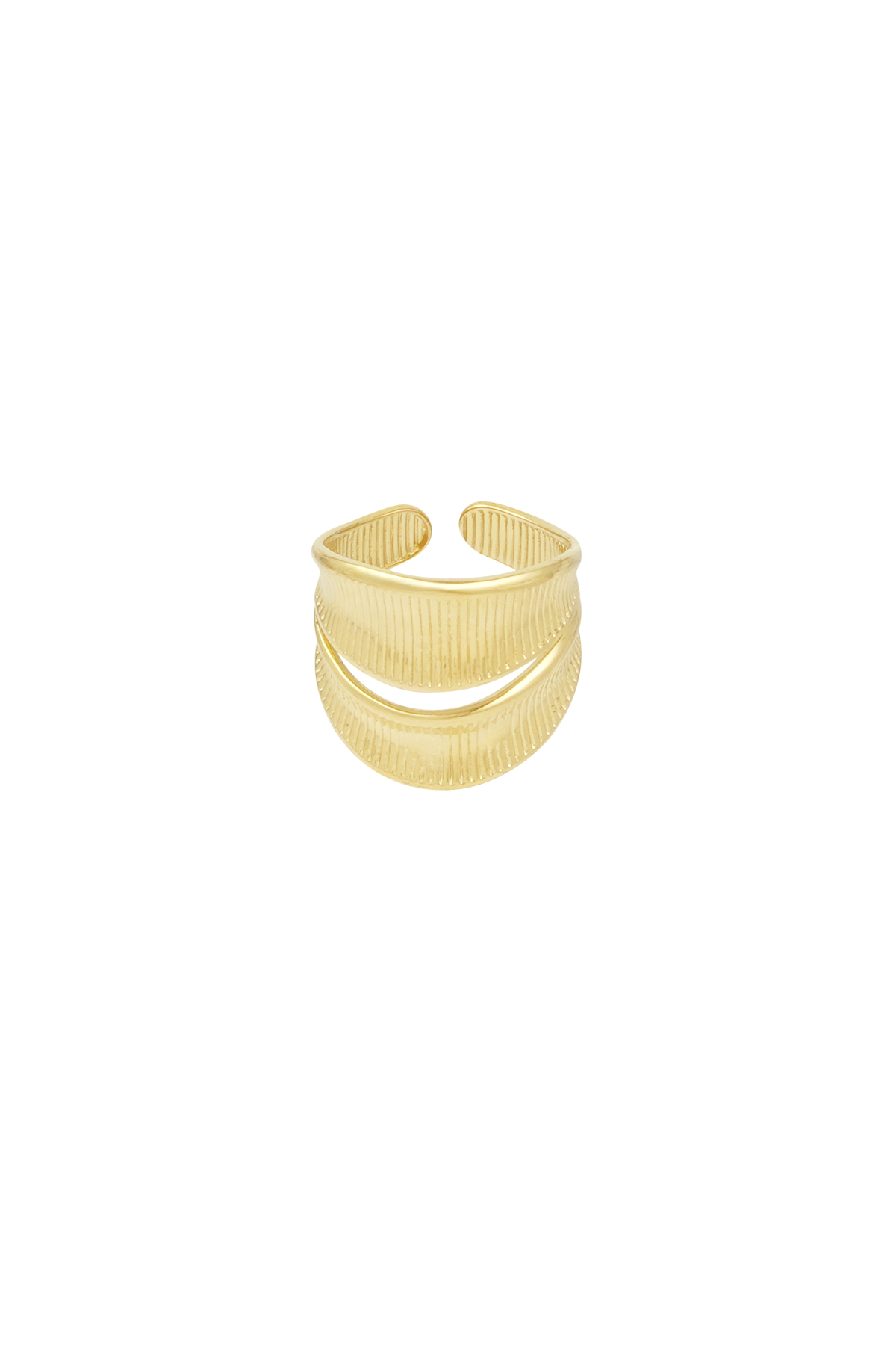 Anello twist of sparkle - oro h5 