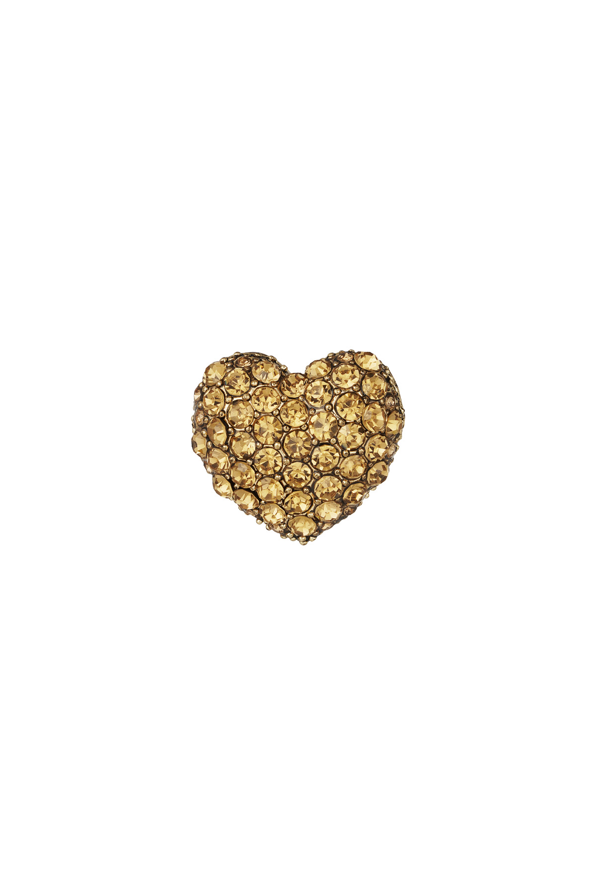 adore brooch - champagne