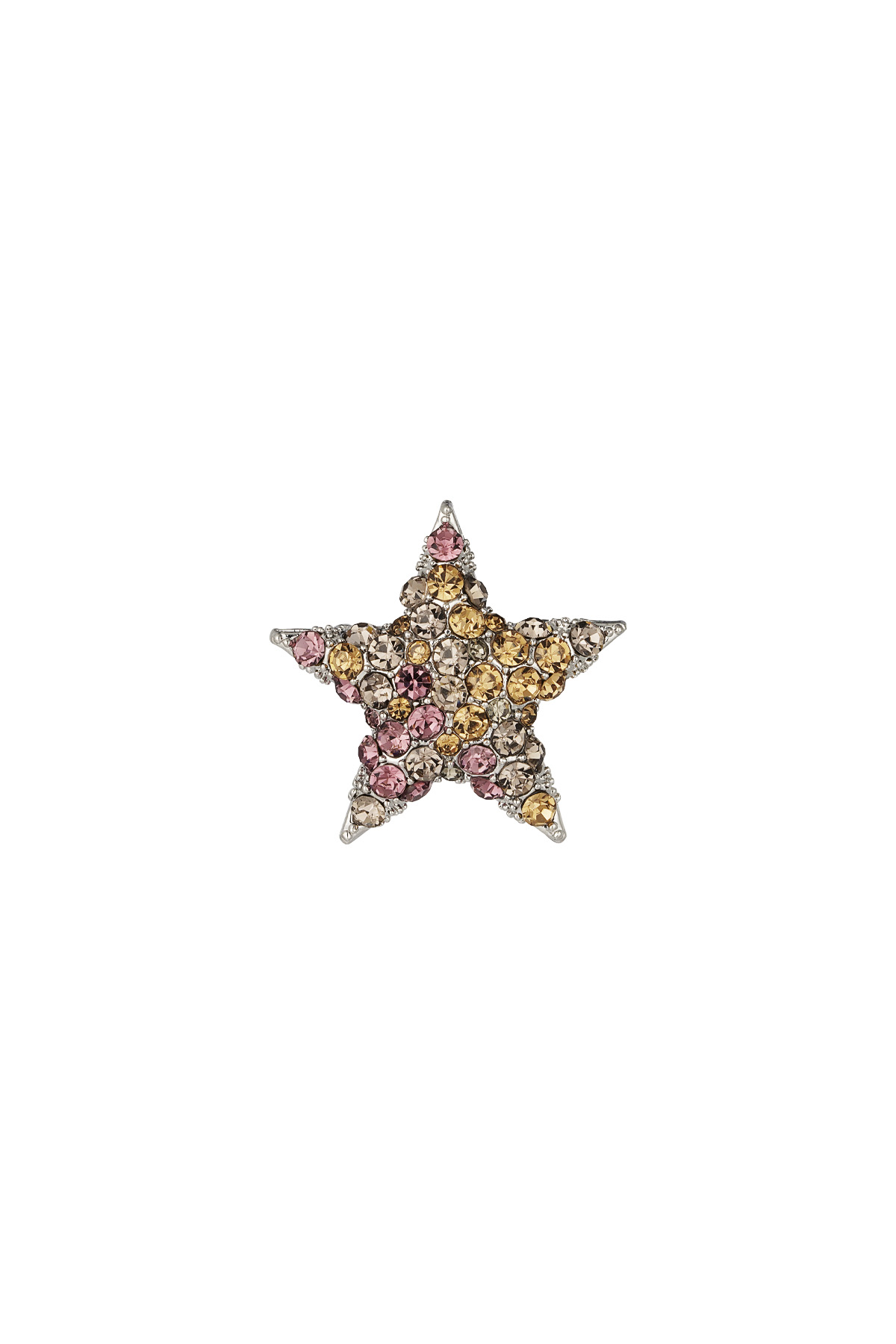 Star brooch - multi 2