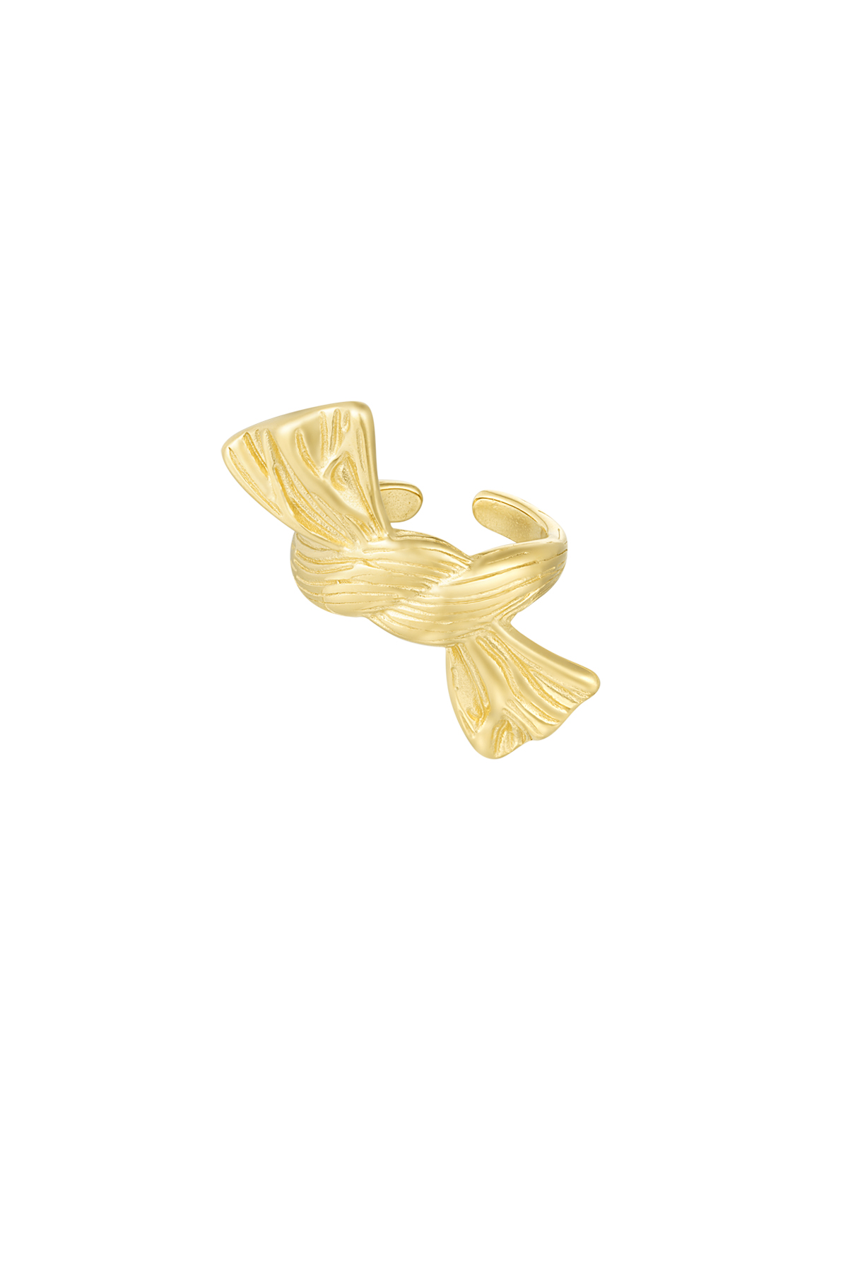 Anillo Knot it up - dorado h5 