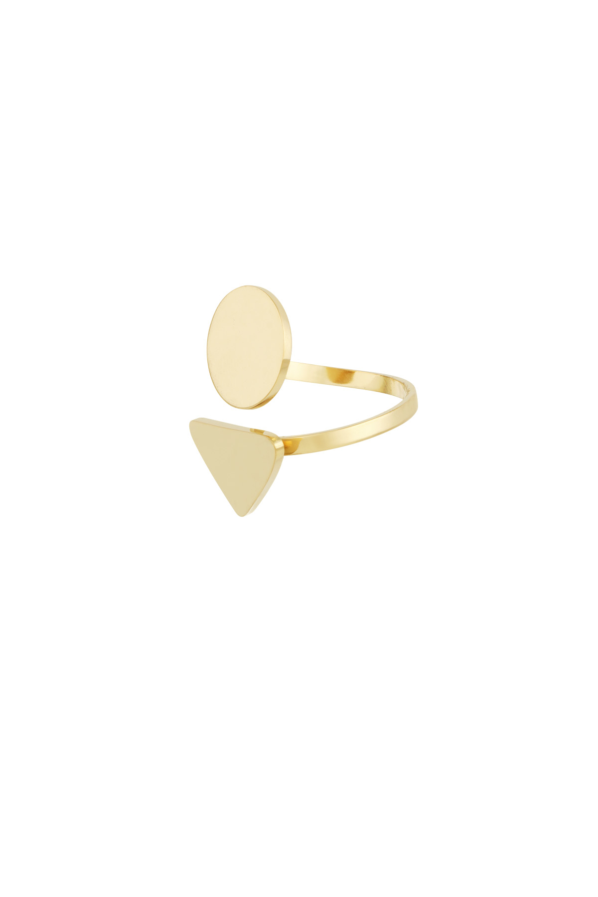 Opal flats ring - Gold color h5 Picture2