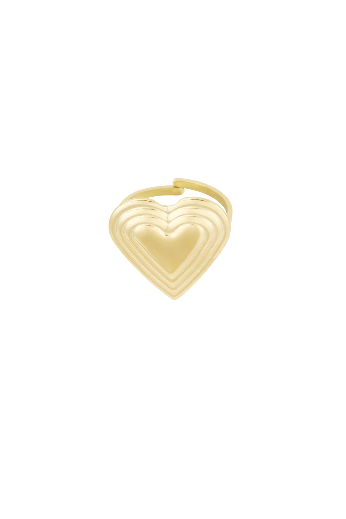 Ring with love - Gold color h5 