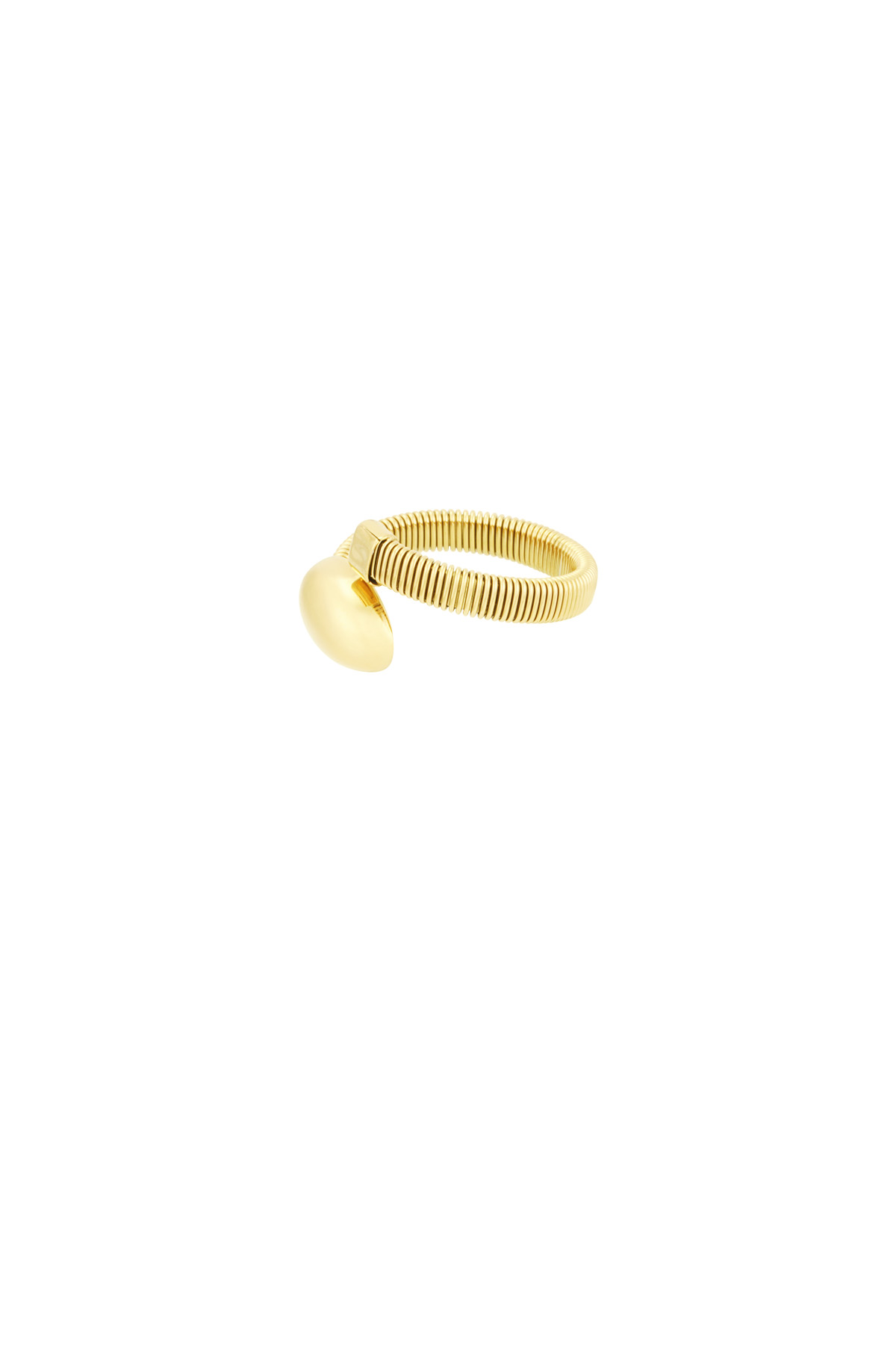 Funky dot ring - Gold color h5 Picture2