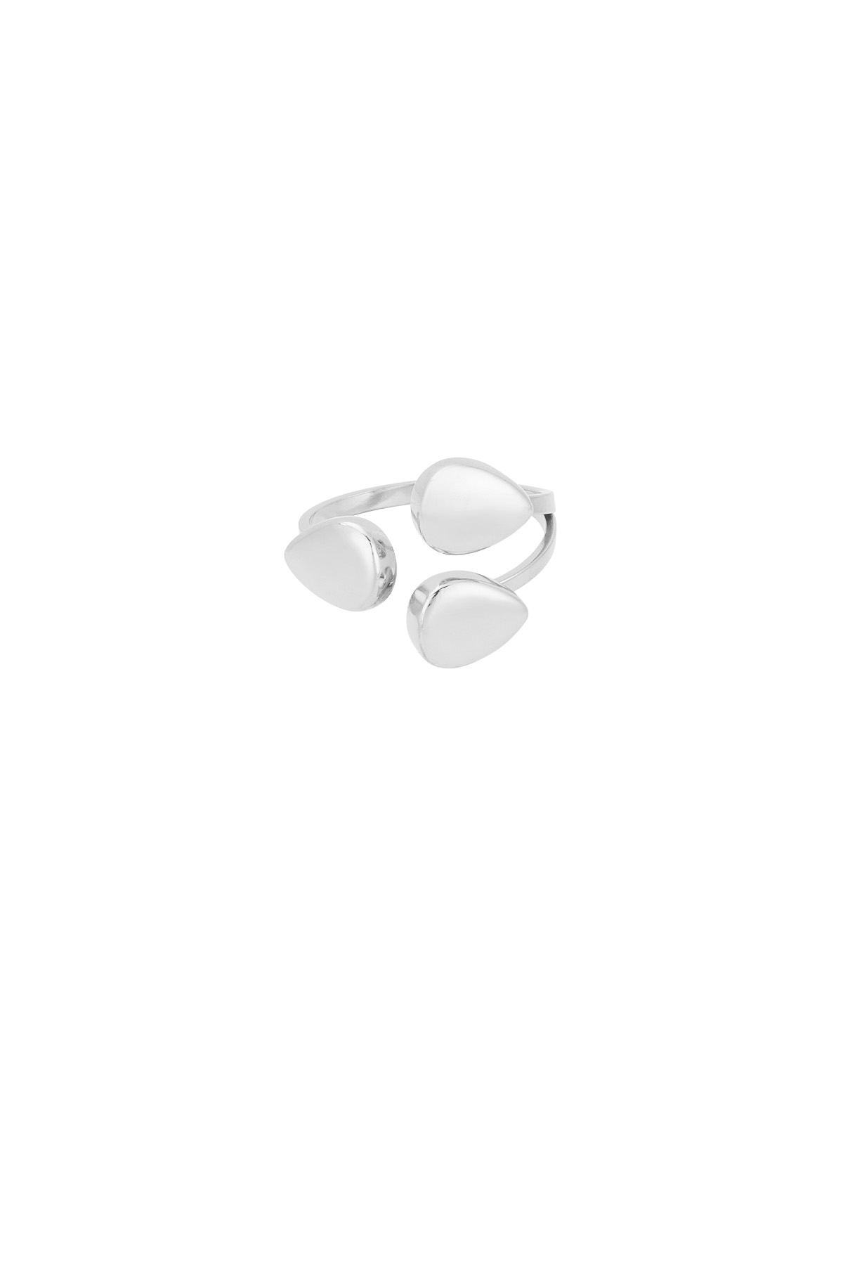 Dot trio ring - Silver color h5 