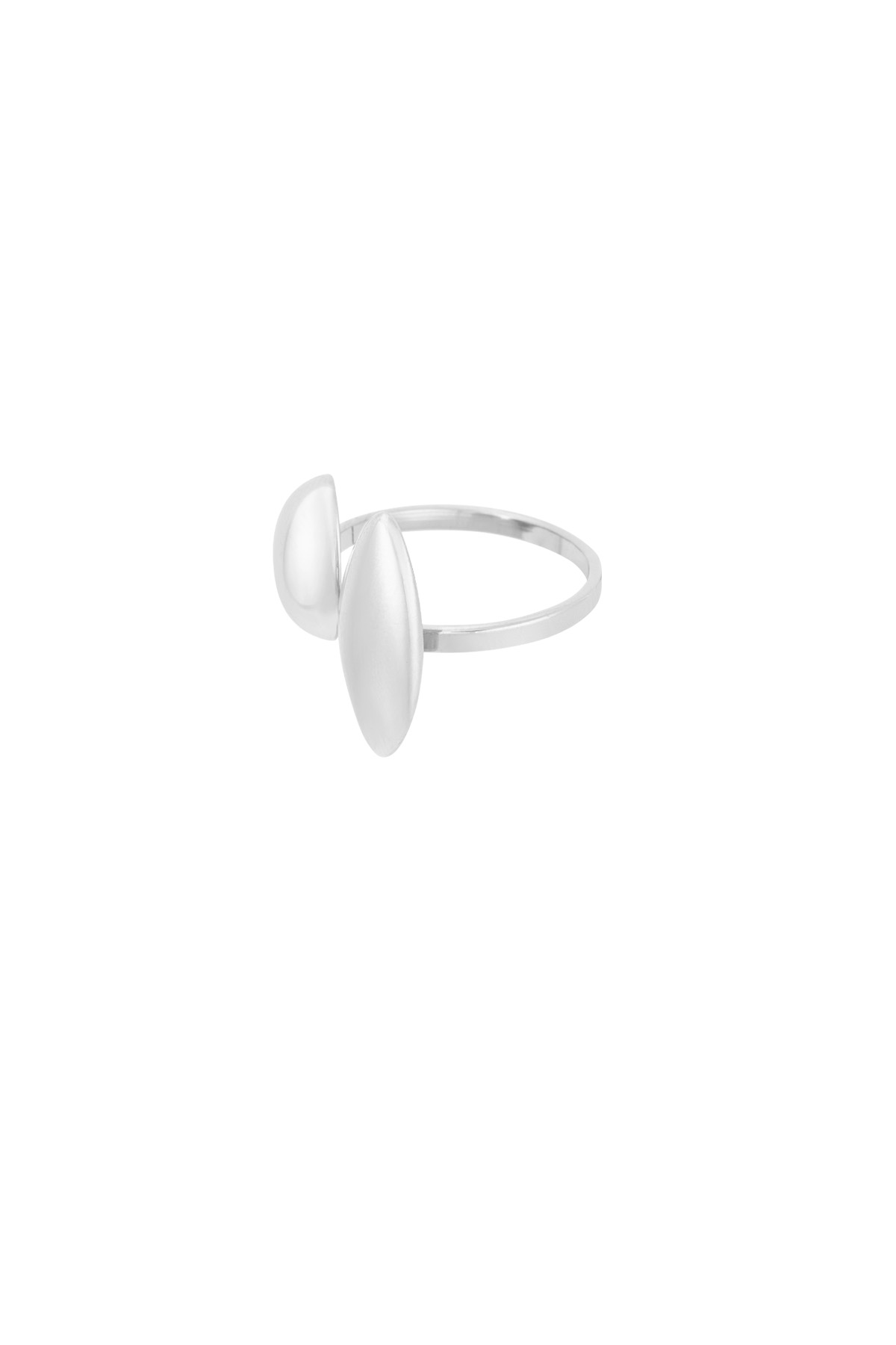 Ring diverse duo - Silver color h5 Picture3