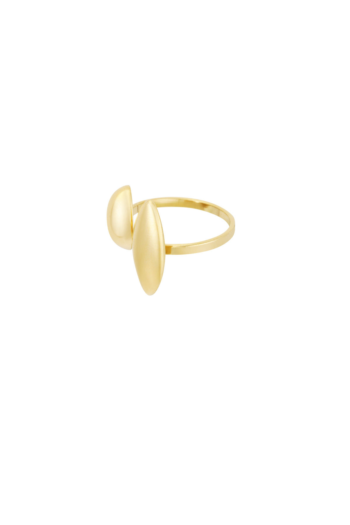 Ring diverse duo - Gold color h5 Picture2