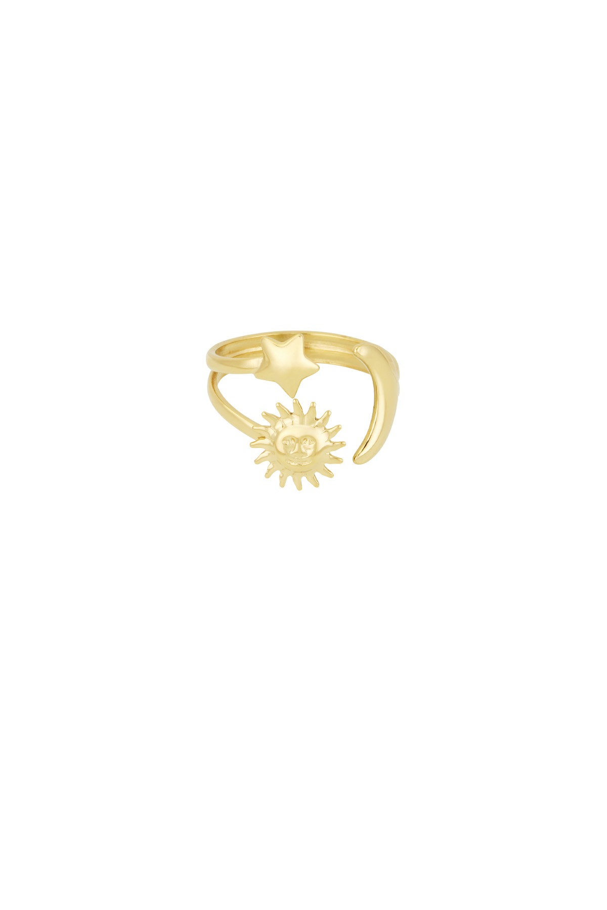 Day & night ring - Gold color h5 