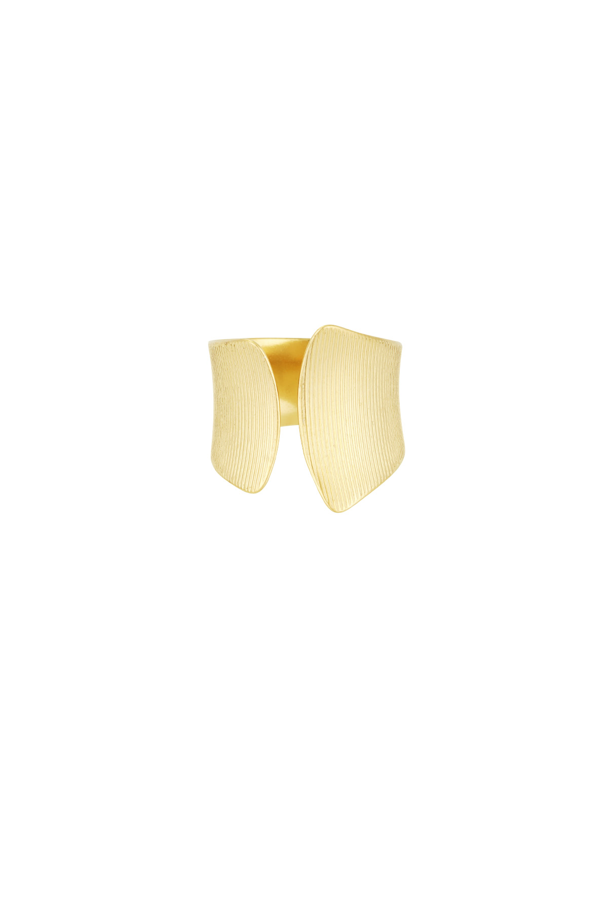 Dezenter Eleganzring - Goldfarbe h5 